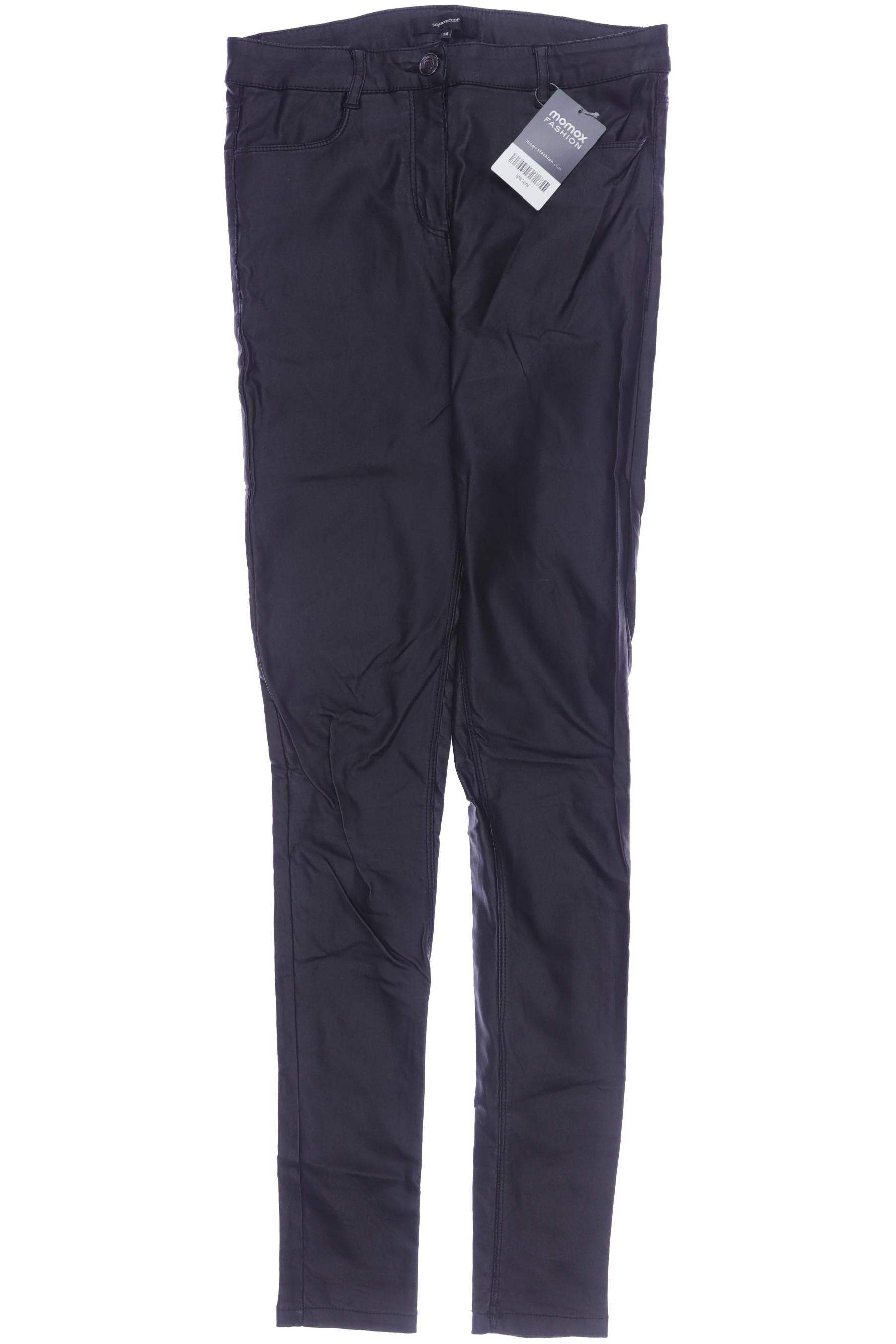 

soyaconcept Damen Stoffhose, schwarz, Gr. 38