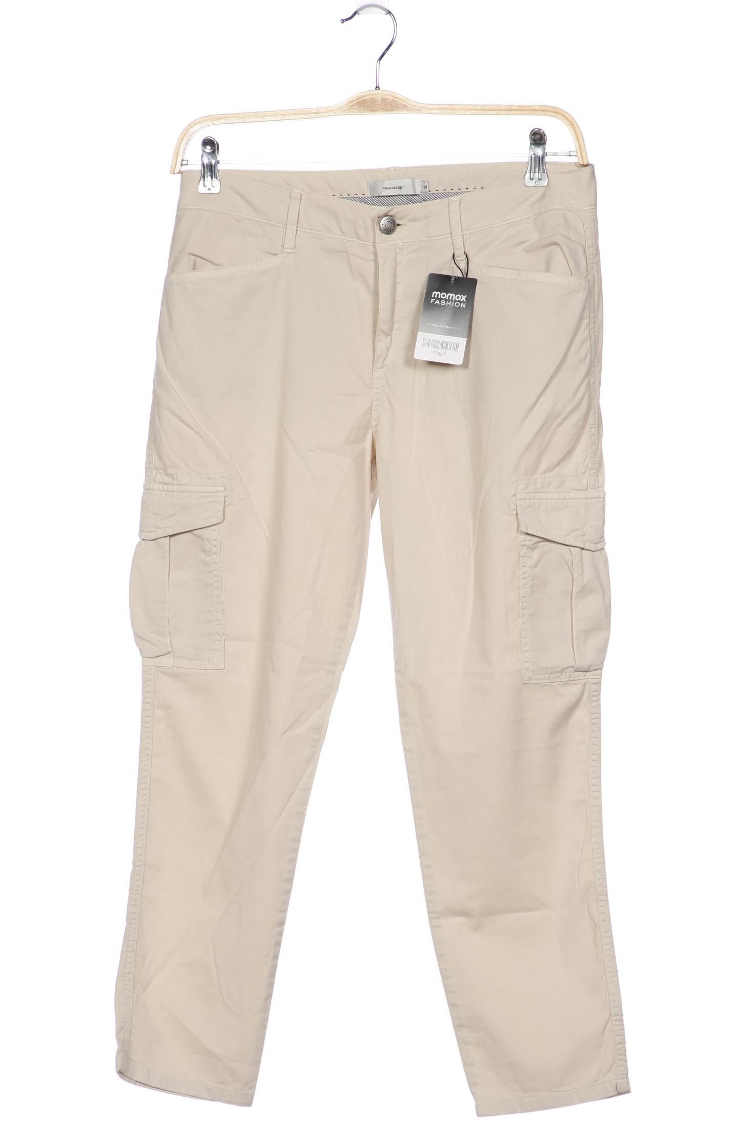 

soyaconcept Damen Stoffhose, beige, Gr. 38