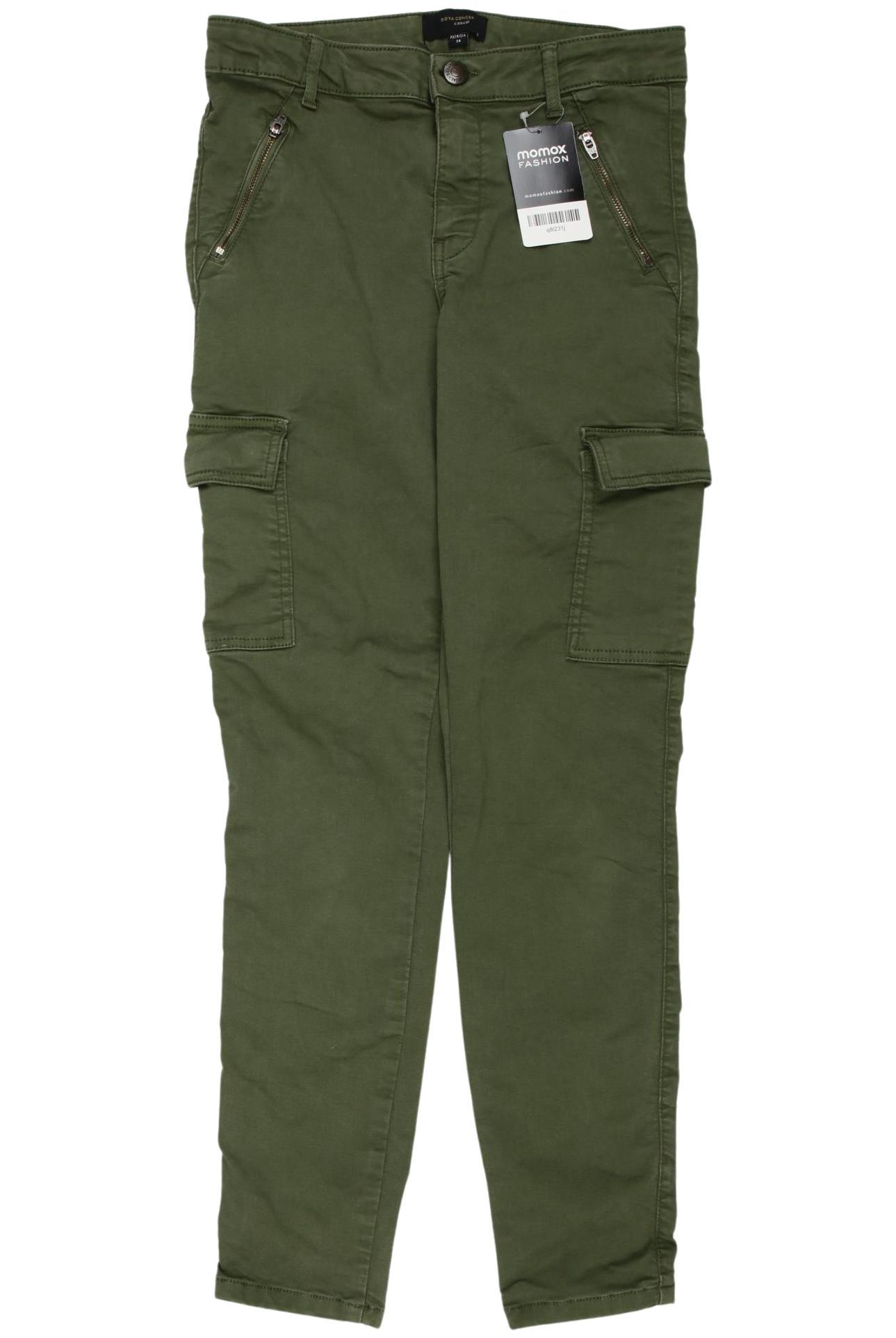 

soyaconcept Damen Stoffhose, grün, Gr. 36