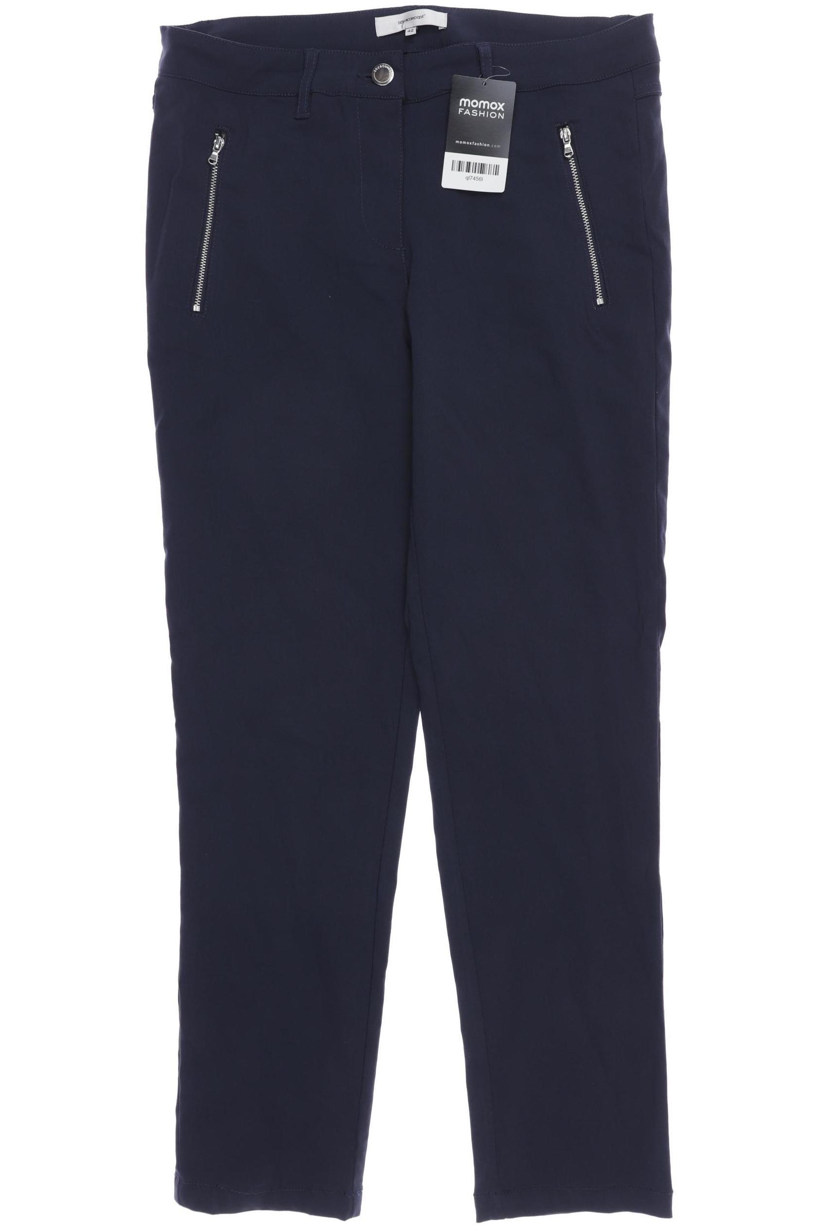 

soyaconcept Damen Stoffhose, marineblau, Gr. 42