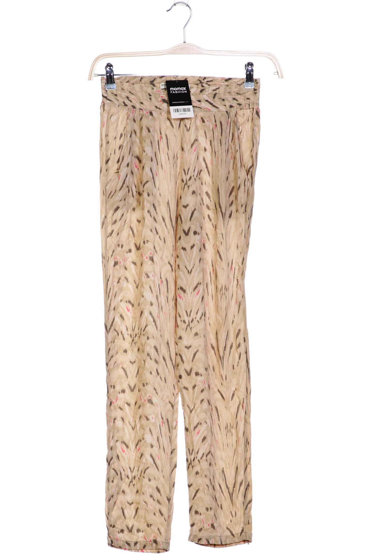 

soyaconcept Damen Stoffhose, beige, Gr. 0