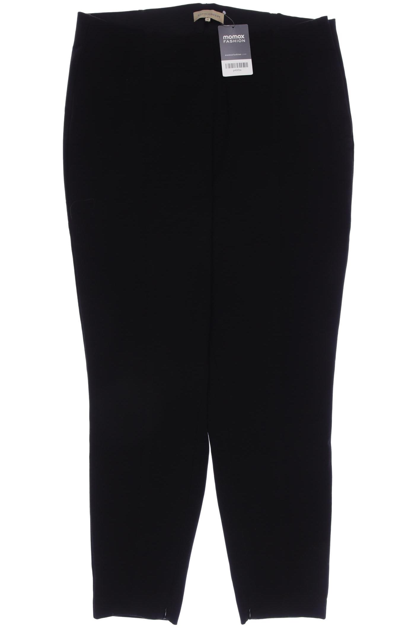 

soyaconcept Damen Stoffhose, schwarz, Gr. 46