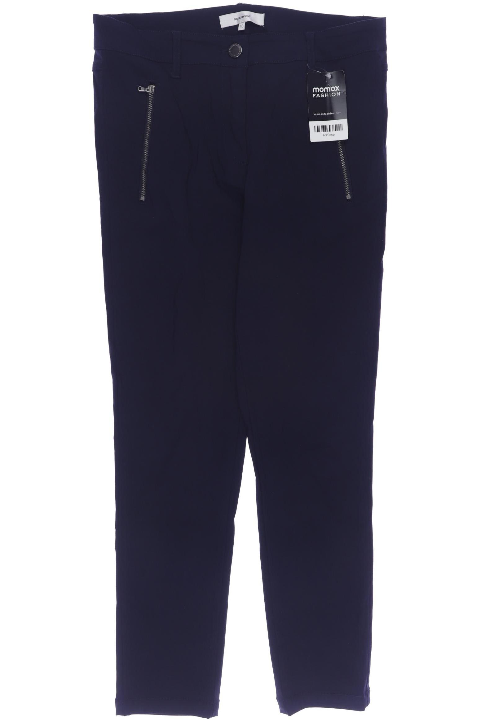 

soyaconcept Damen Stoffhose, marineblau, Gr. 40
