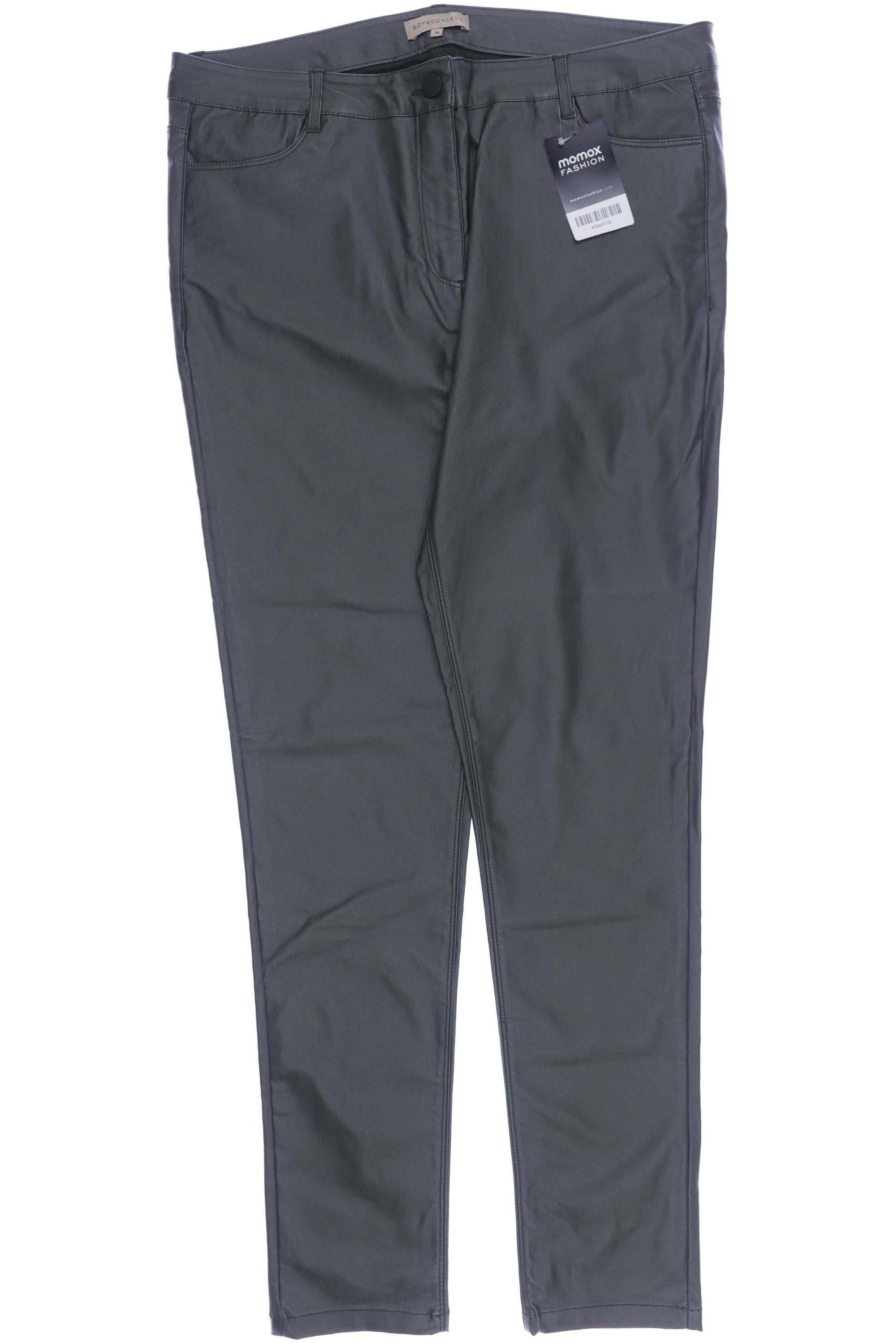 

soyaconcept Damen Stoffhose, grün, Gr. 46