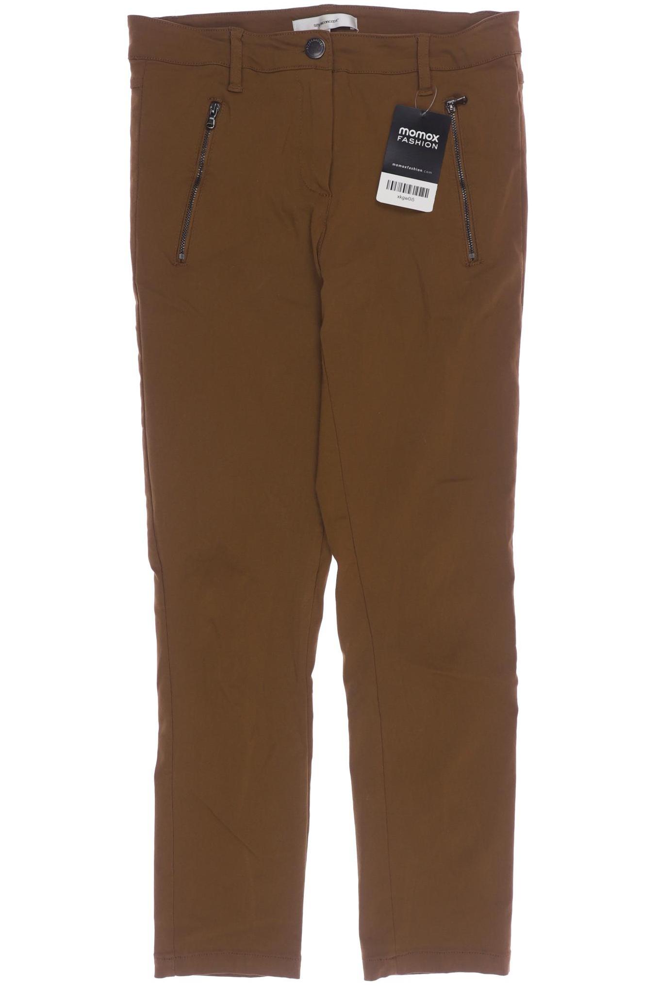 

soyaconcept Damen Stoffhose, braun, Gr. 36