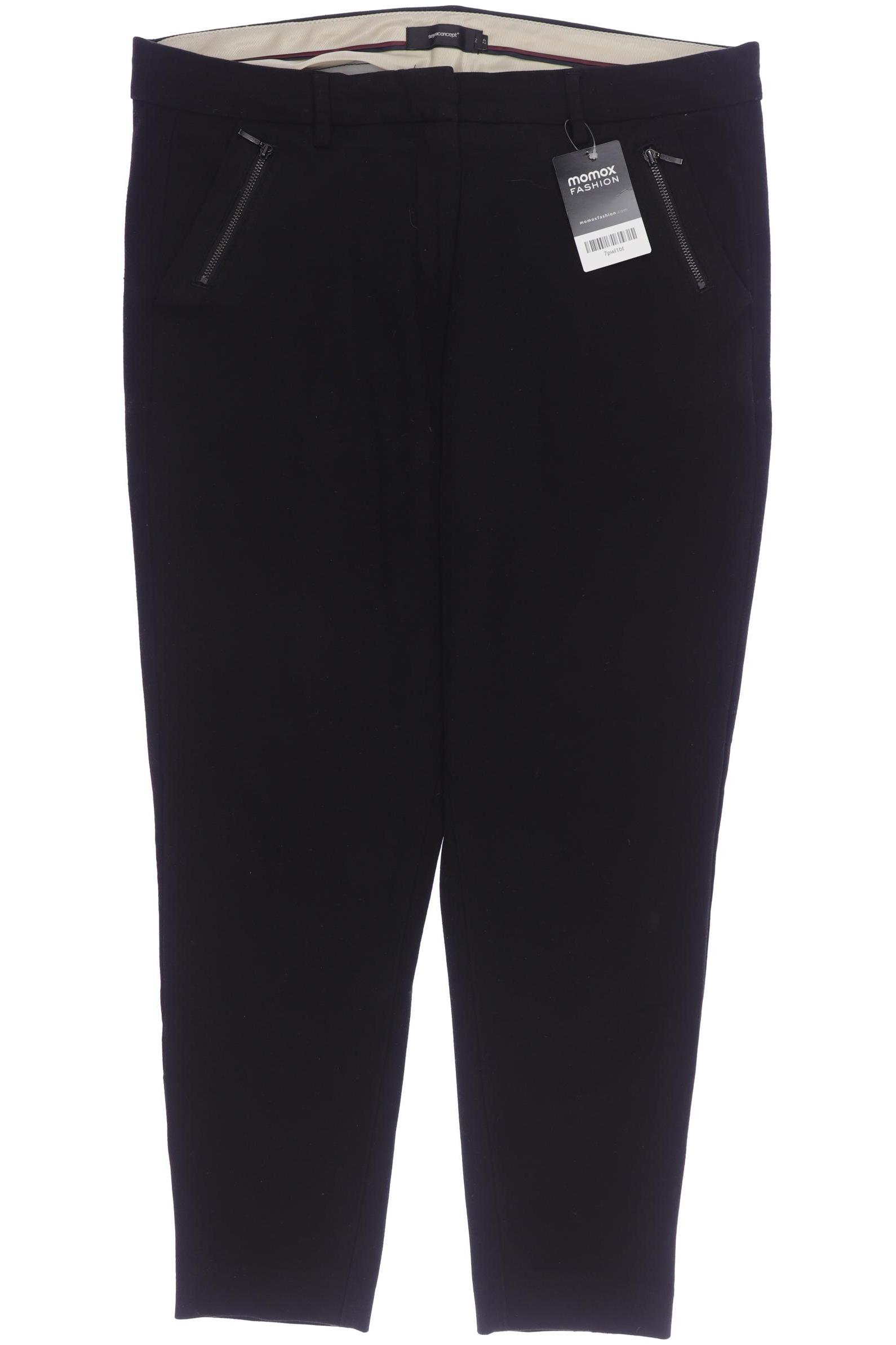 

soyaconcept Damen Stoffhose, schwarz, Gr. 42