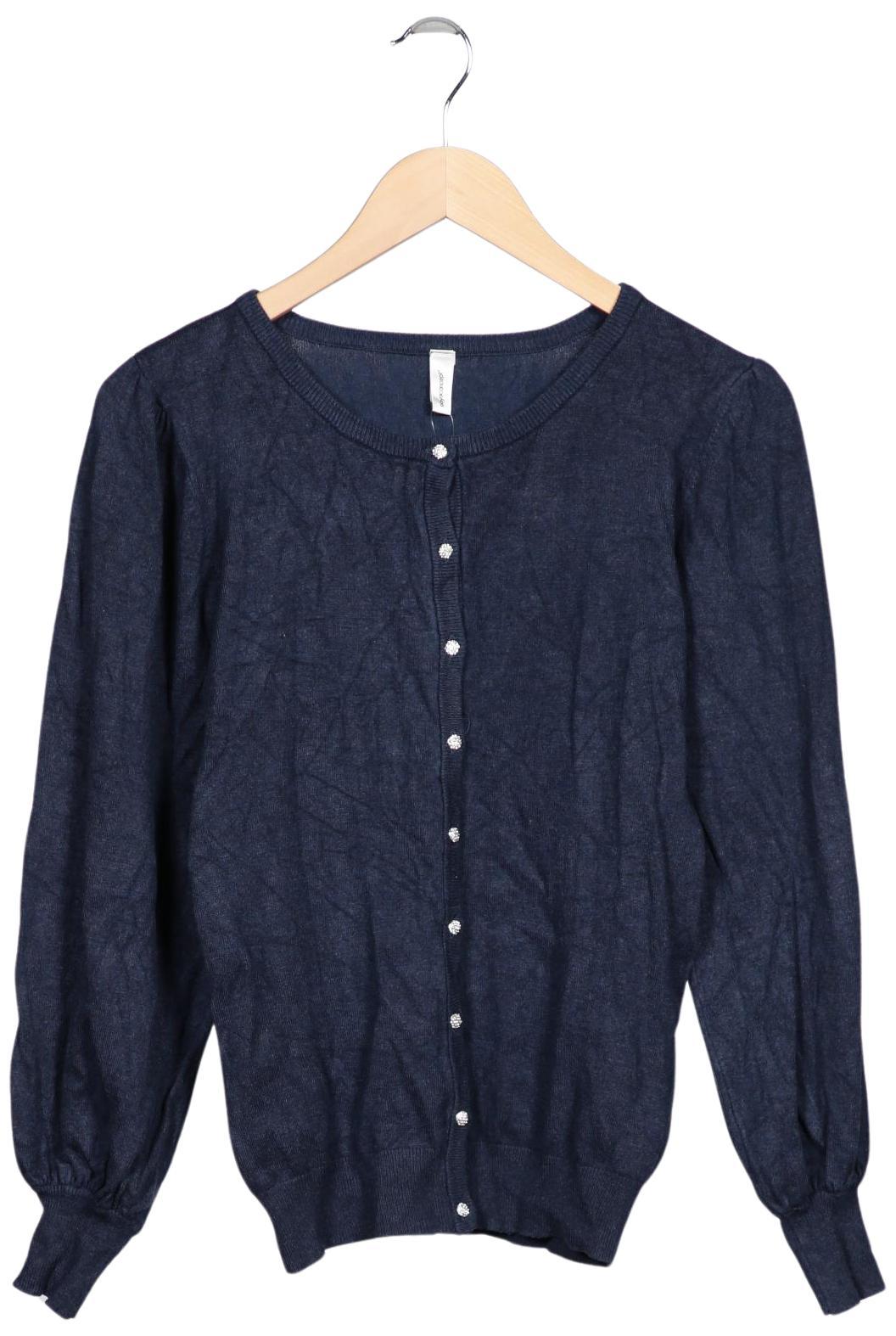 

soyaconcept Damen Strickjacke, marineblau, Gr. 34