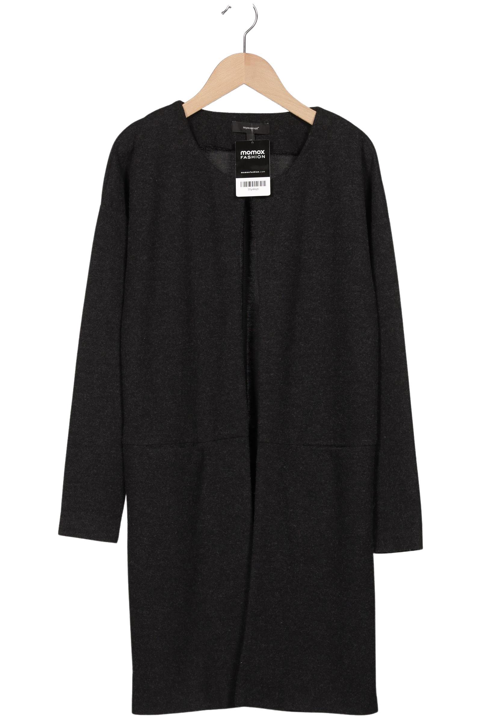 

soyaconcept Damen Strickjacke, grau, Gr. 34