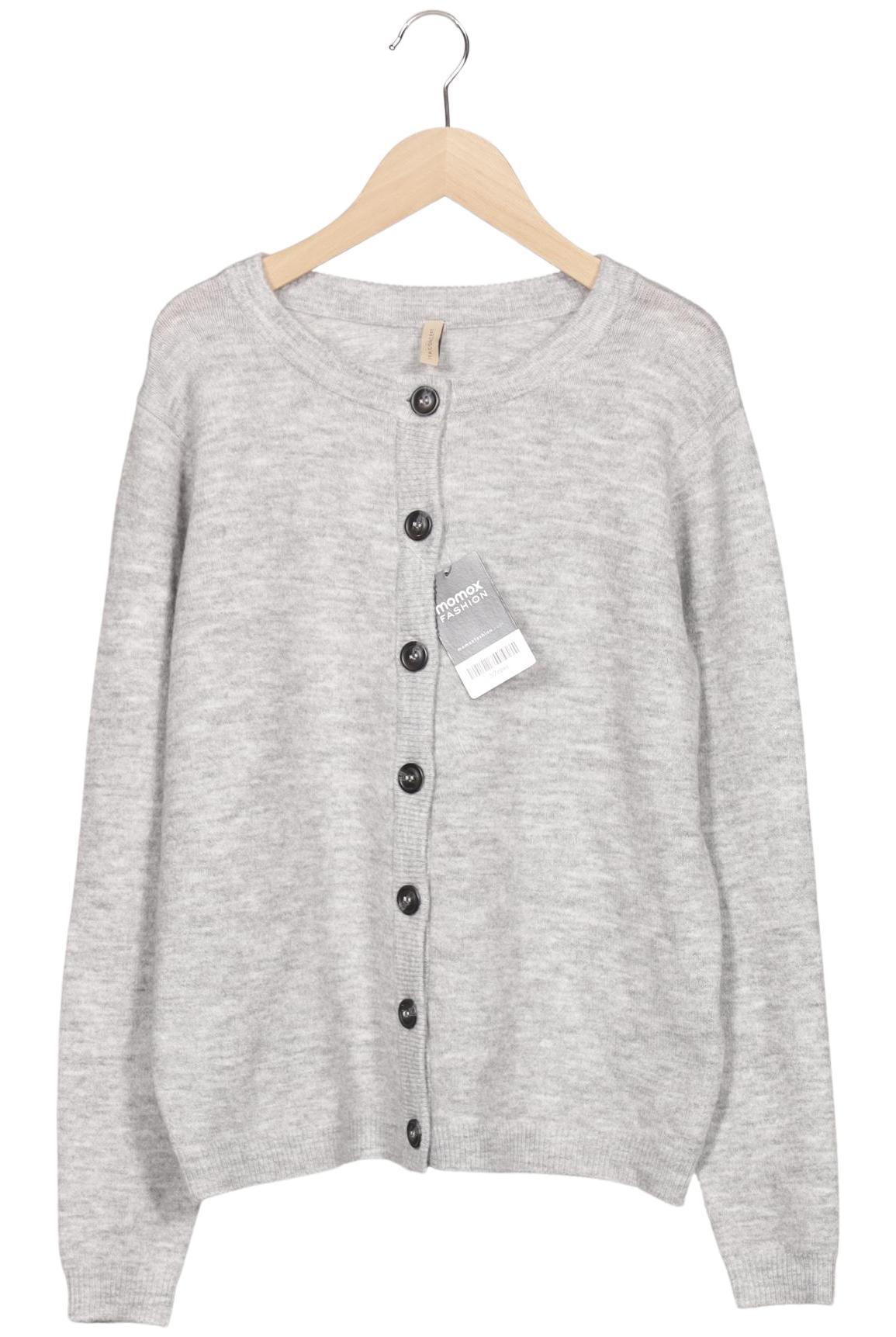 

soyaconcept Damen Strickjacke, grau, Gr. 36