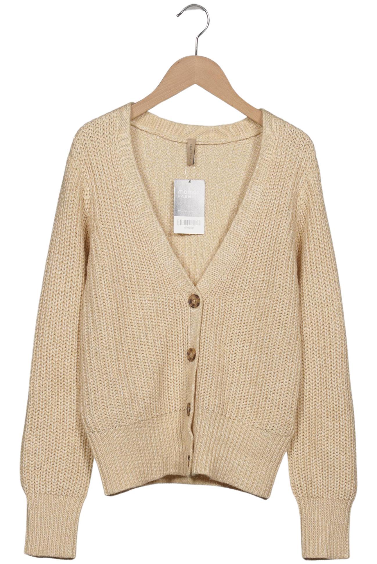 

soyaconcept Damen Strickjacke, beige, Gr. 38
