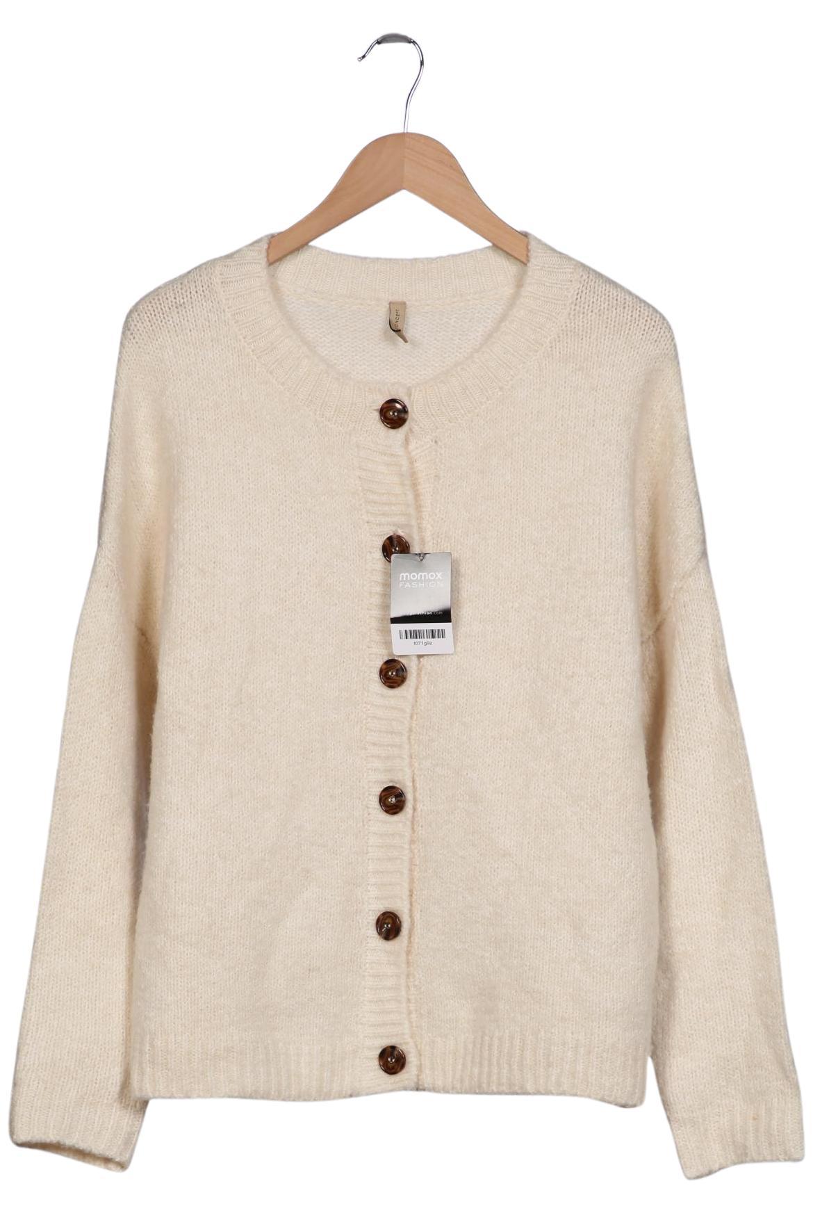 

soyaconcept Damen Strickjacke, beige, Gr. 38