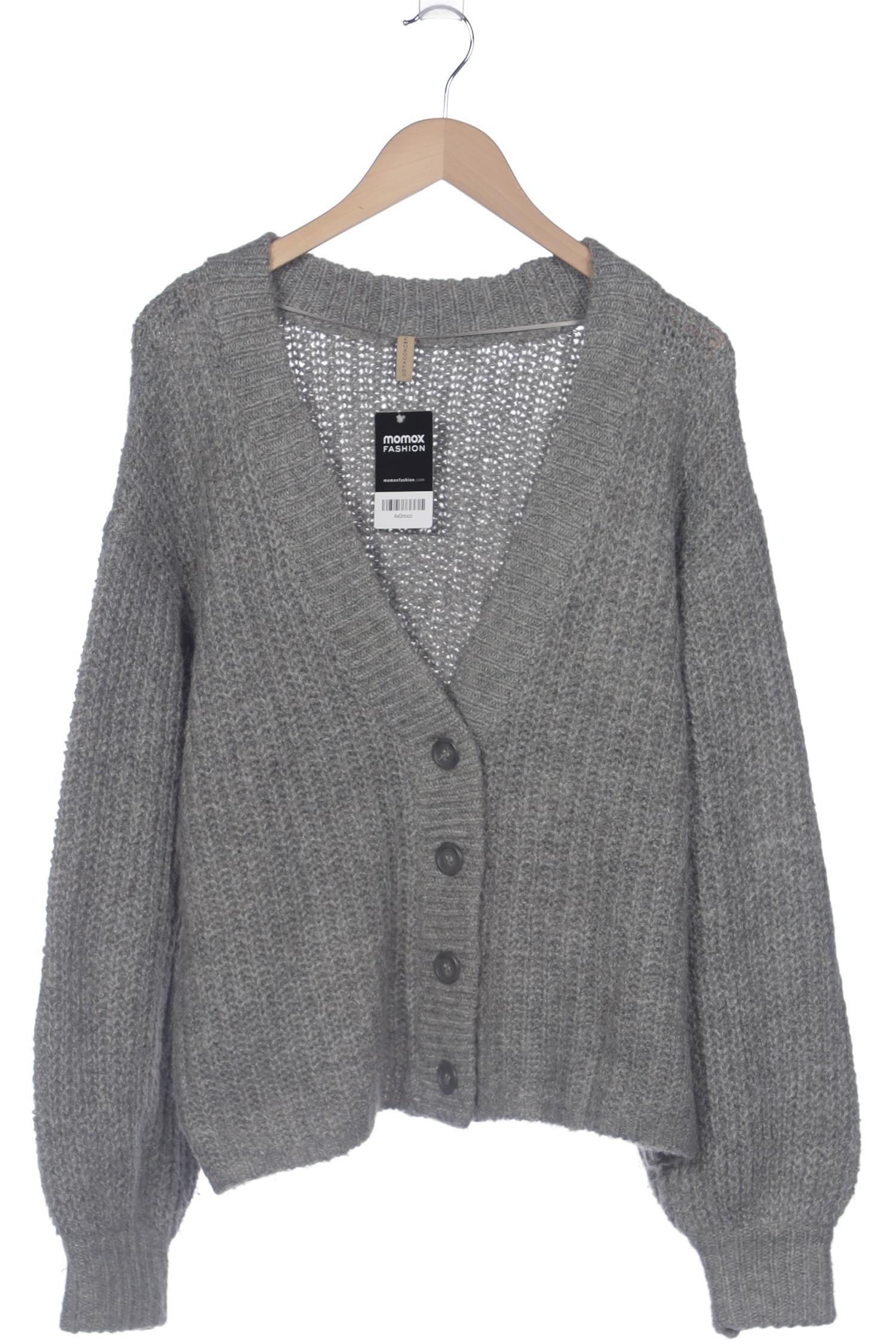 

soyaconcept Damen Strickjacke, grau, Gr. 42