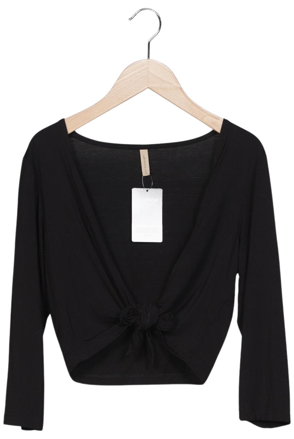

soyaconcept Damen Strickjacke, schwarz, Gr. 36