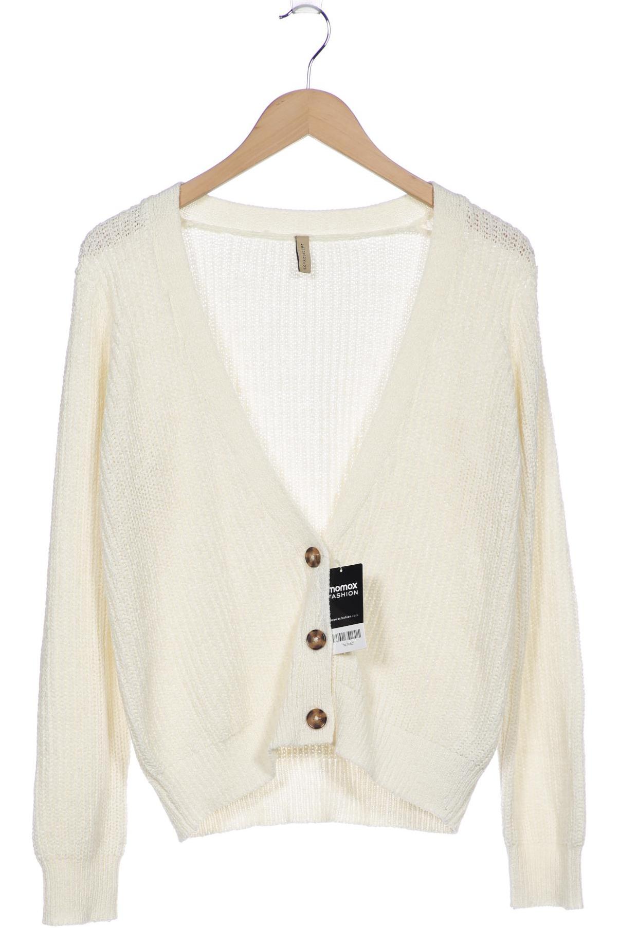 

soyaconcept Damen Strickjacke, cremeweiß, Gr. 38