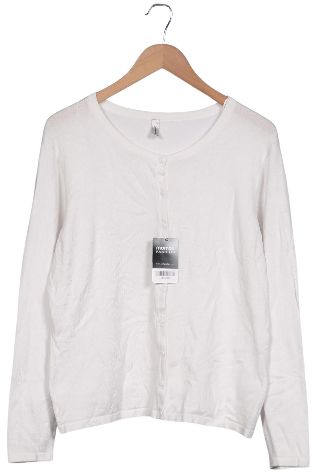 

soyaconcept Damen Strickjacke, weiß, Gr. 44