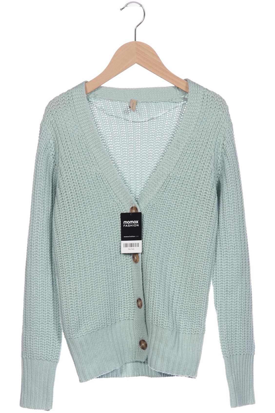 

soyaconcept Damen Strickjacke, türkis, Gr. 34