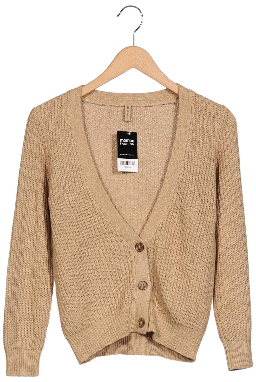 

soyaconcept Damen Strickjacke, beige, Gr. 36