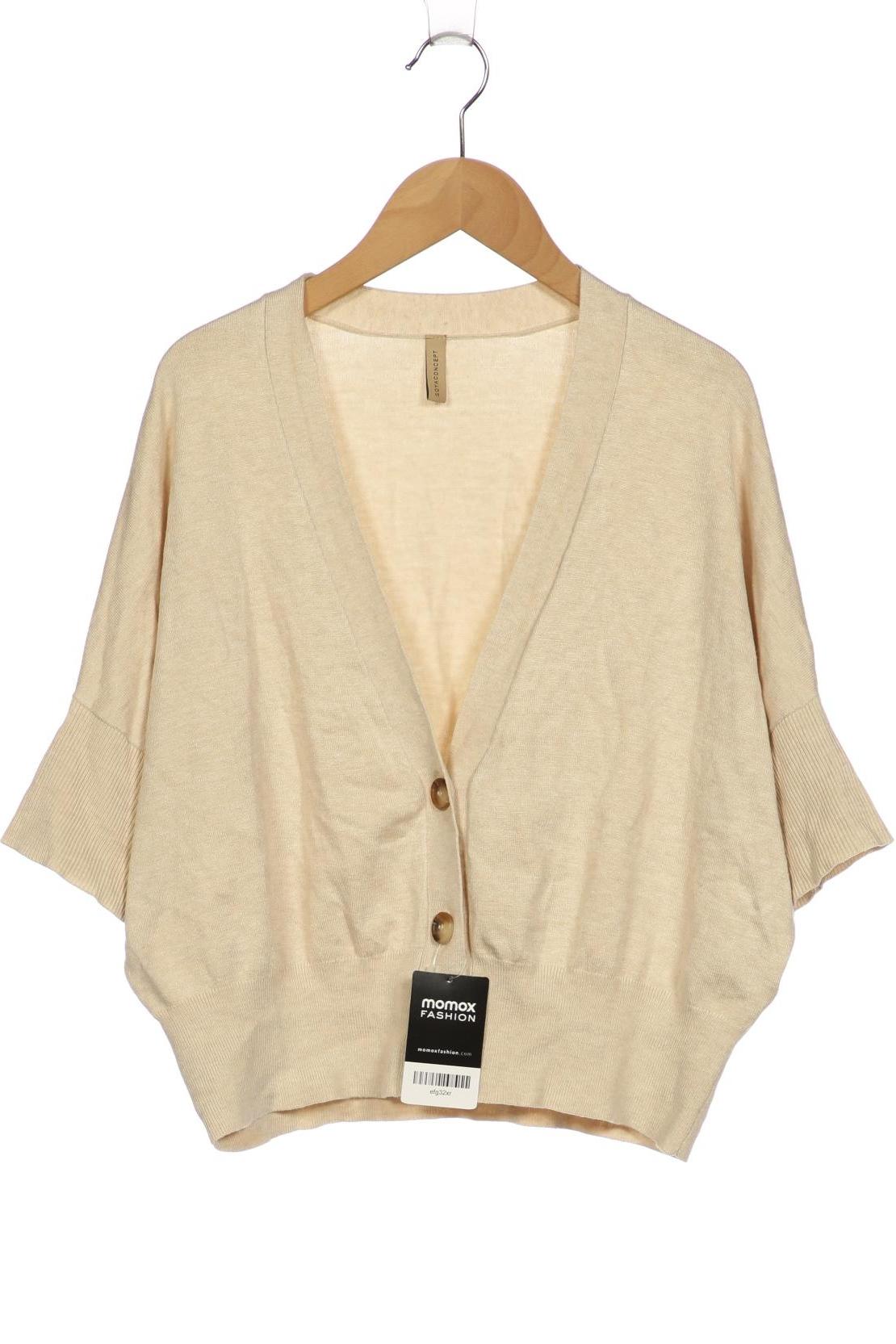 

soyaconcept Damen Strickjacke, beige, Gr. 38