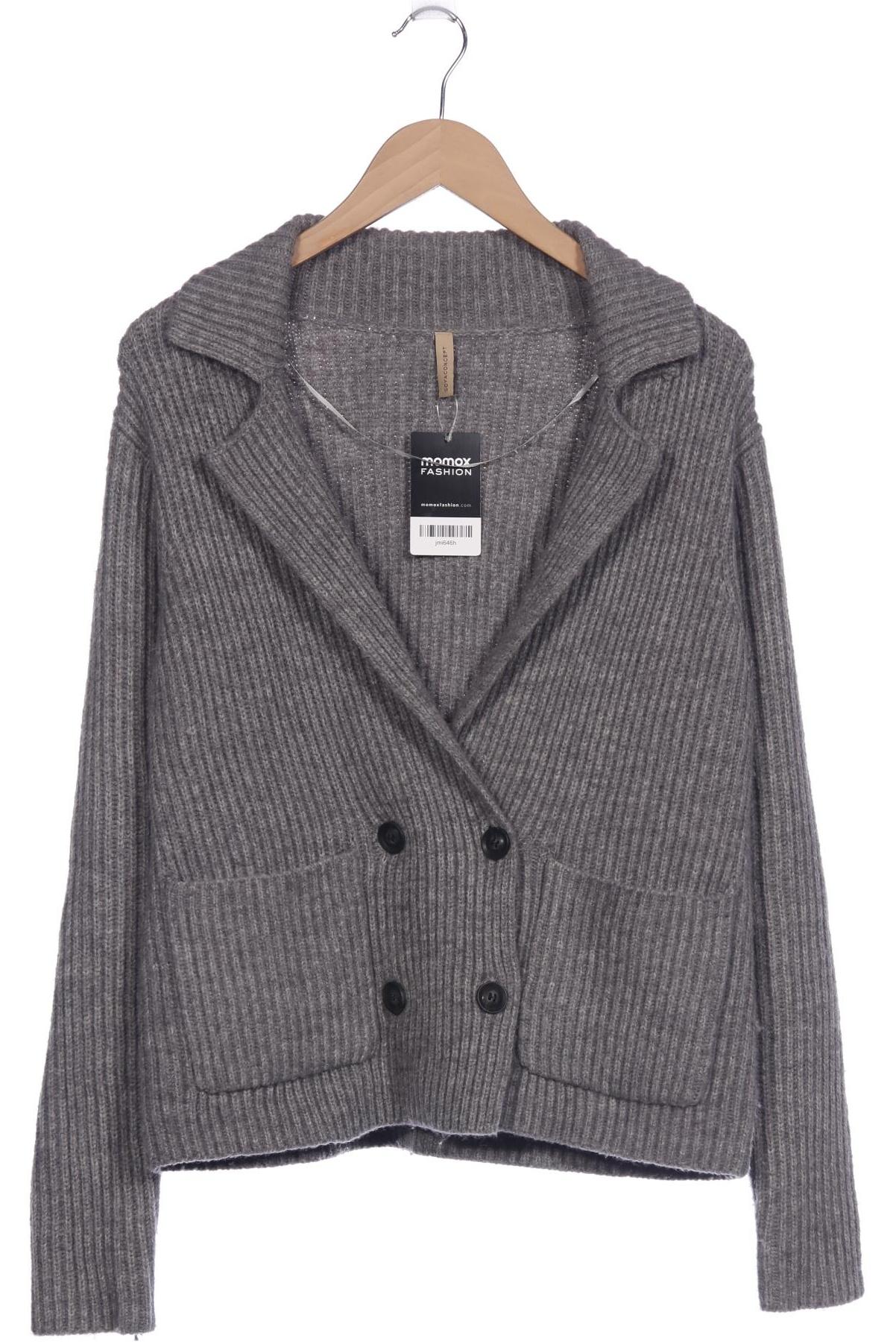 

soyaconcept Damen Strickjacke, grau, Gr. 36