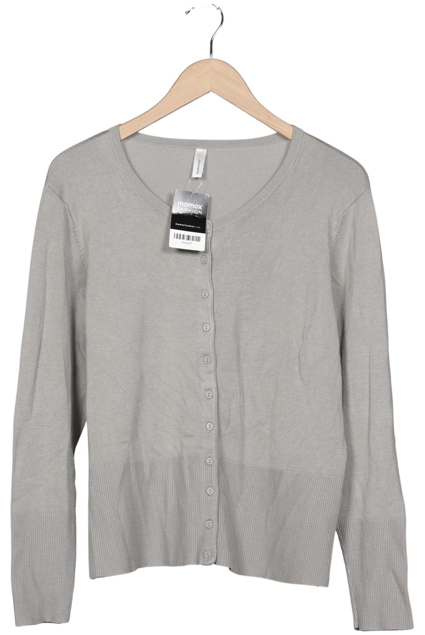 

soyaconcept Damen Strickjacke, grau, Gr. 44