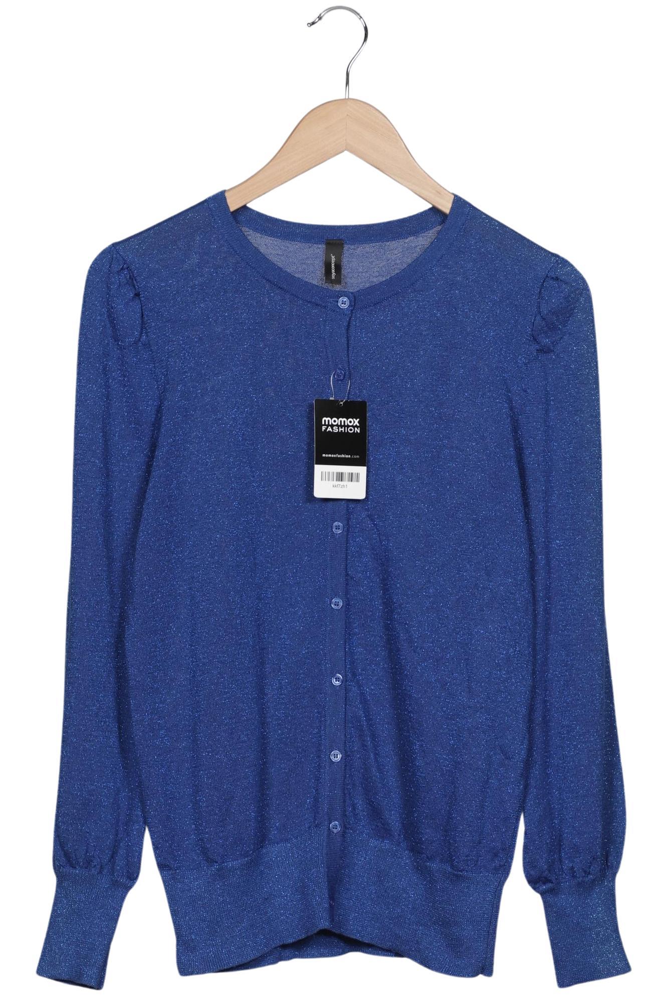 

soyaconcept Damen Strickjacke, blau, Gr. 38