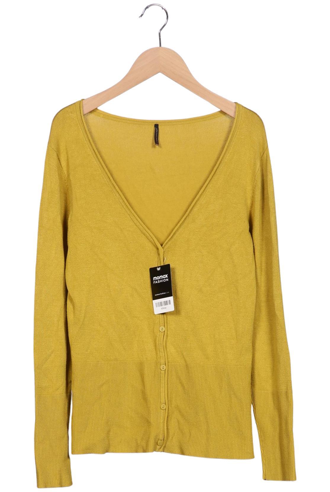 

soyaconcept Damen Strickjacke, gelb, Gr. 36