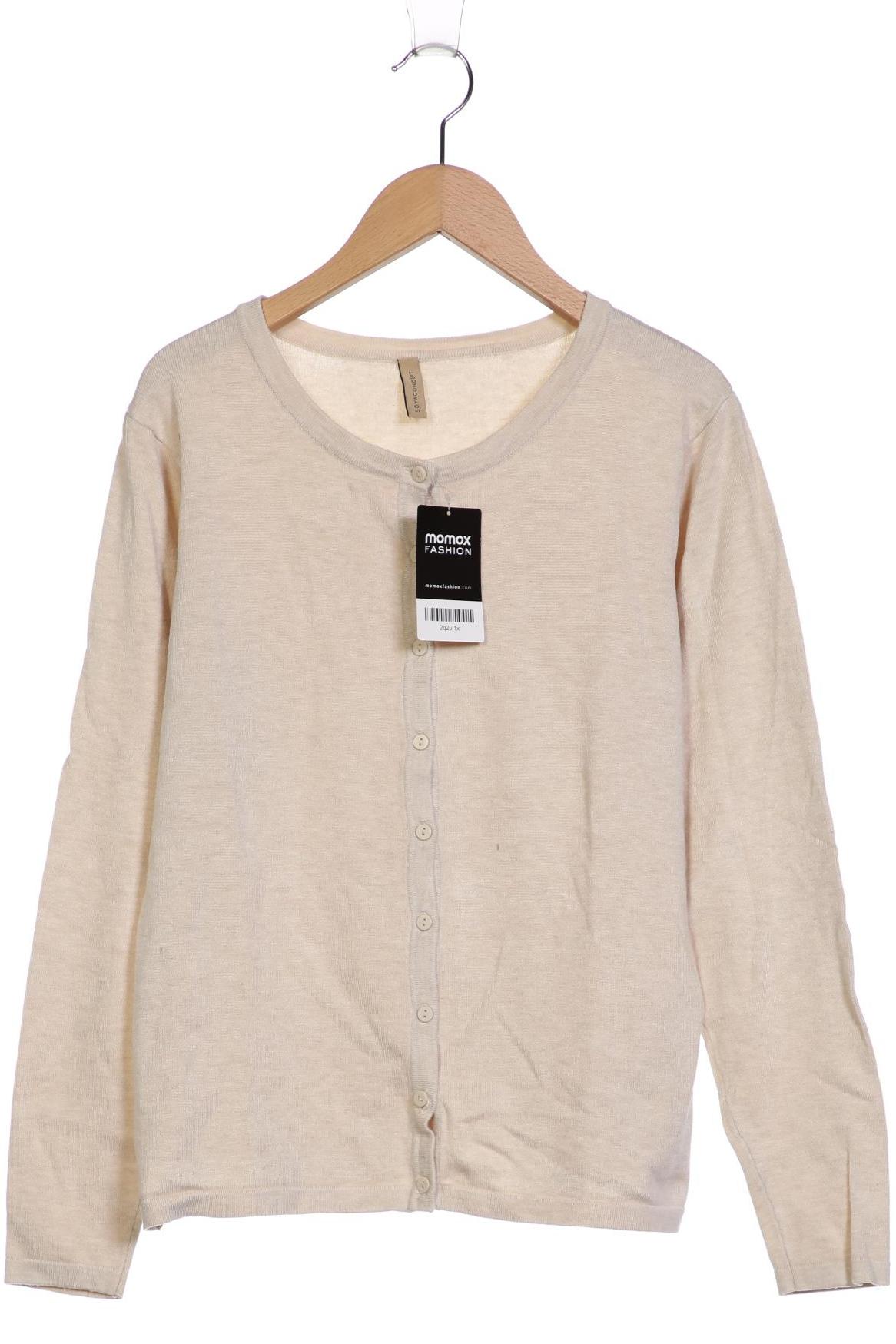 

soyaconcept Damen Strickjacke, cremeweiß, Gr. 38