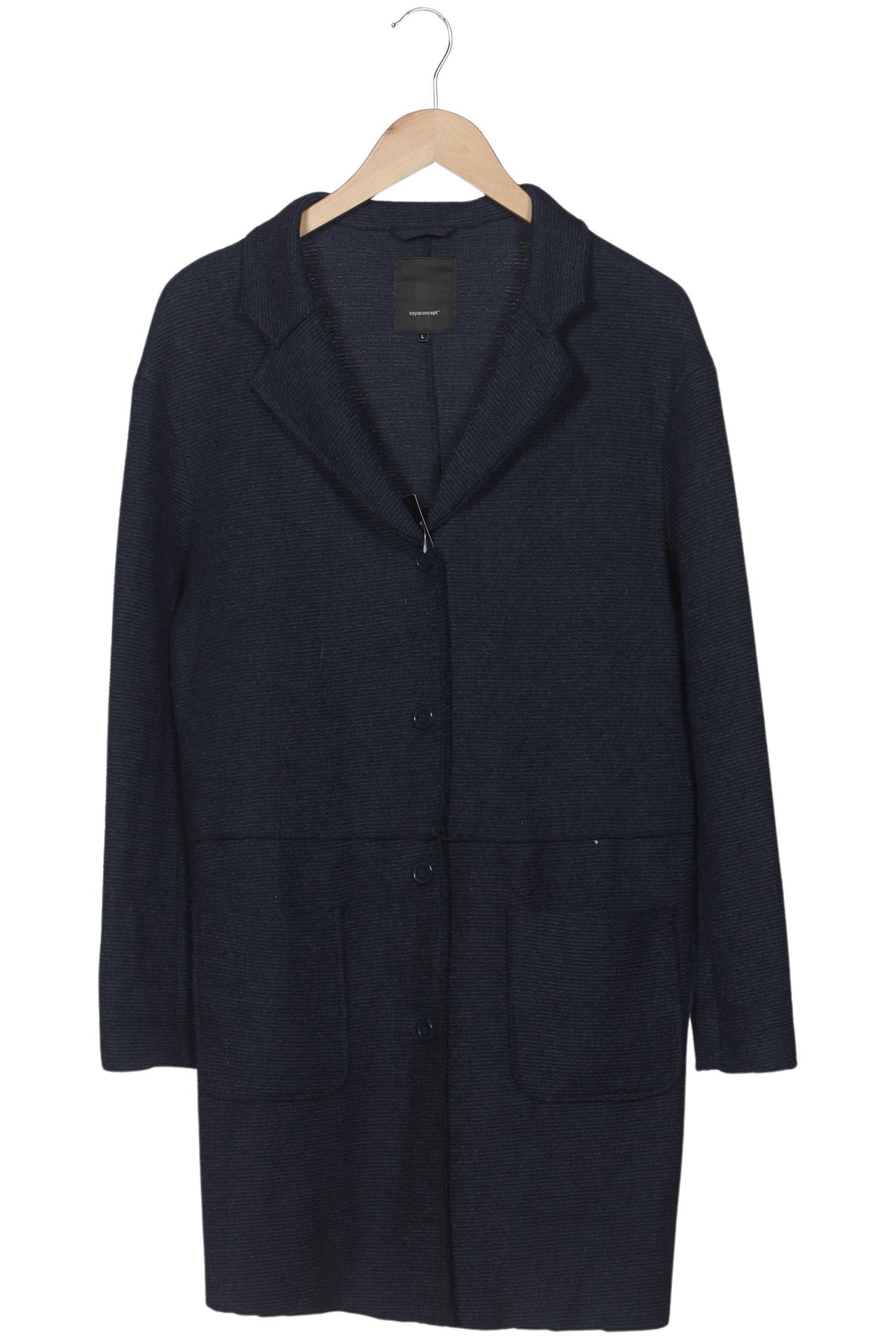 

soyaconcept Damen Strickjacke, marineblau, Gr. 42