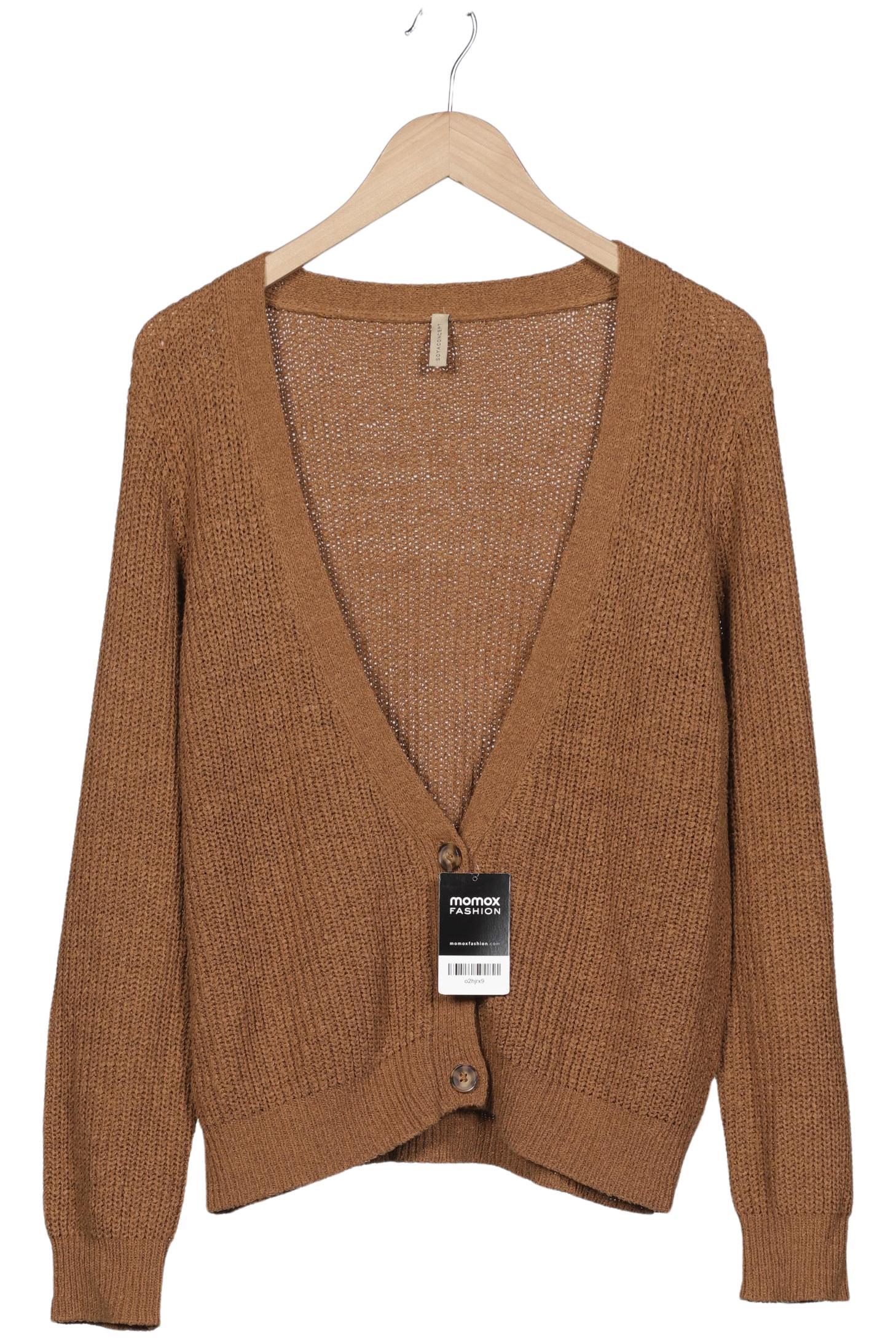 

soyaconcept Damen Strickjacke, braun, Gr. 44