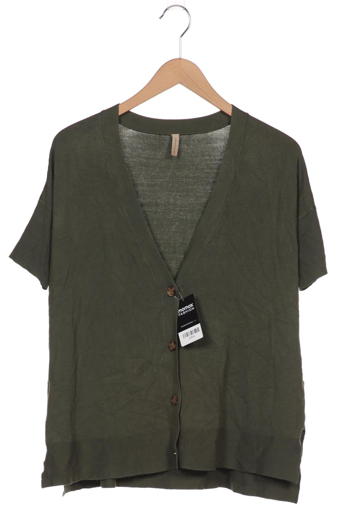 

soyaconcept Damen Strickjacke, grün, Gr. 34