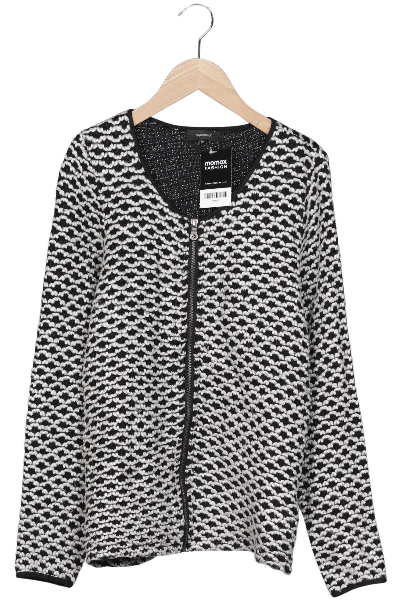 

soyaconcept Damen Strickjacke, schwarz, Gr. 38