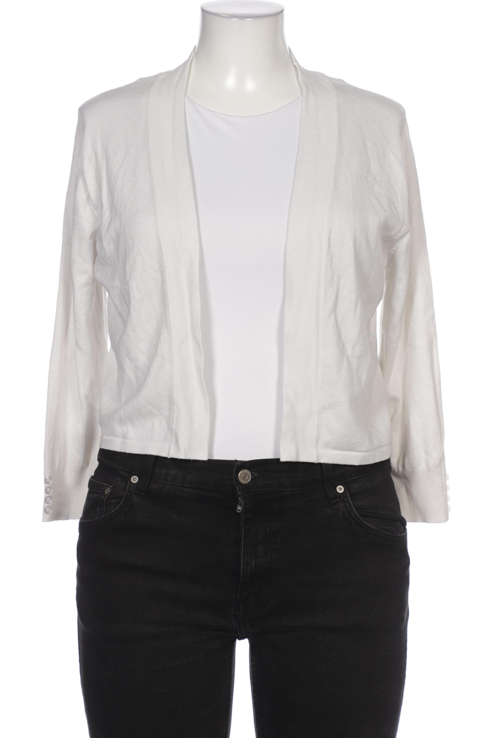 

soyaconcept Damen Strickjacke, weiß, Gr. 42
