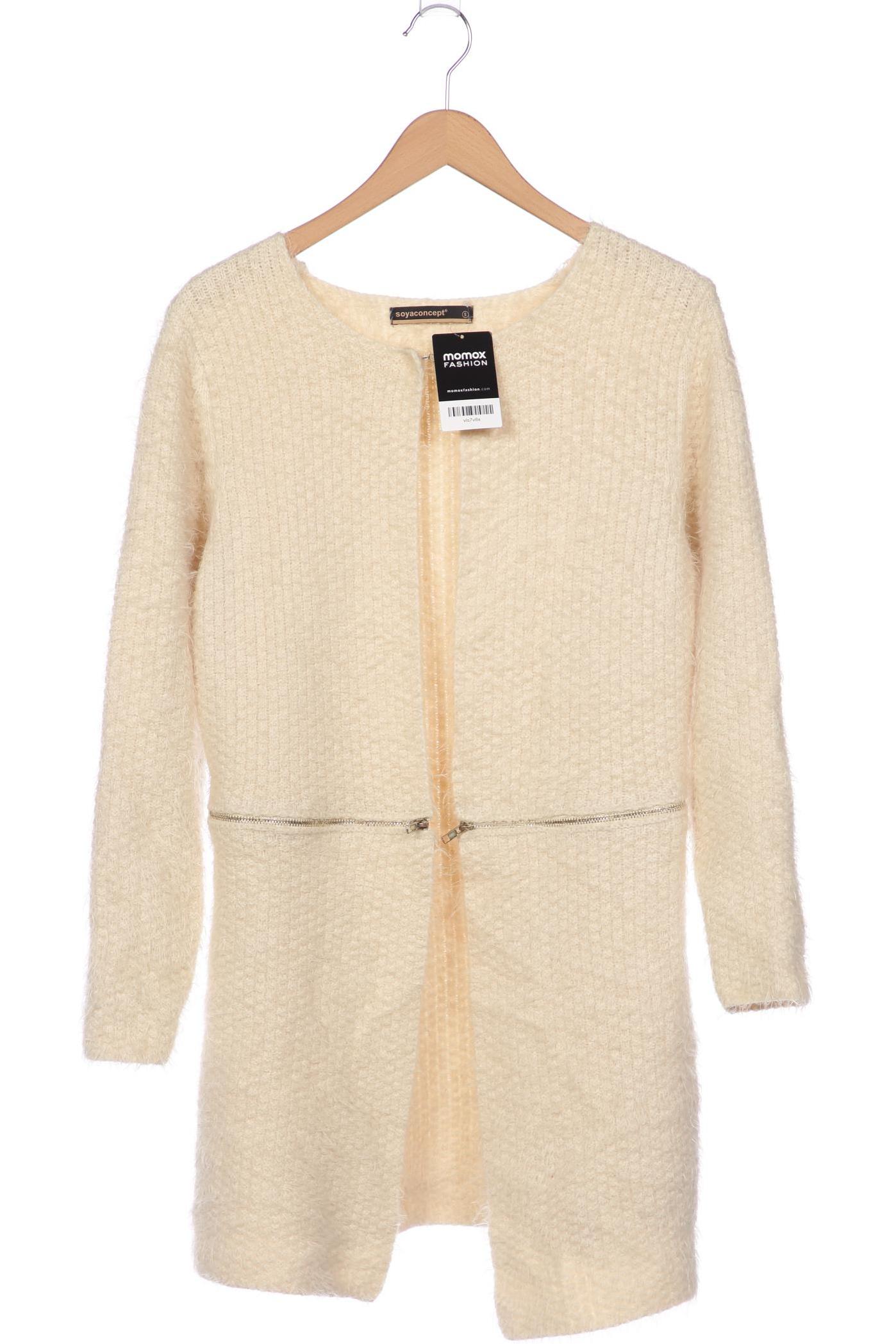 

soyaconcept Damen Strickjacke, cremeweiß, Gr. 36