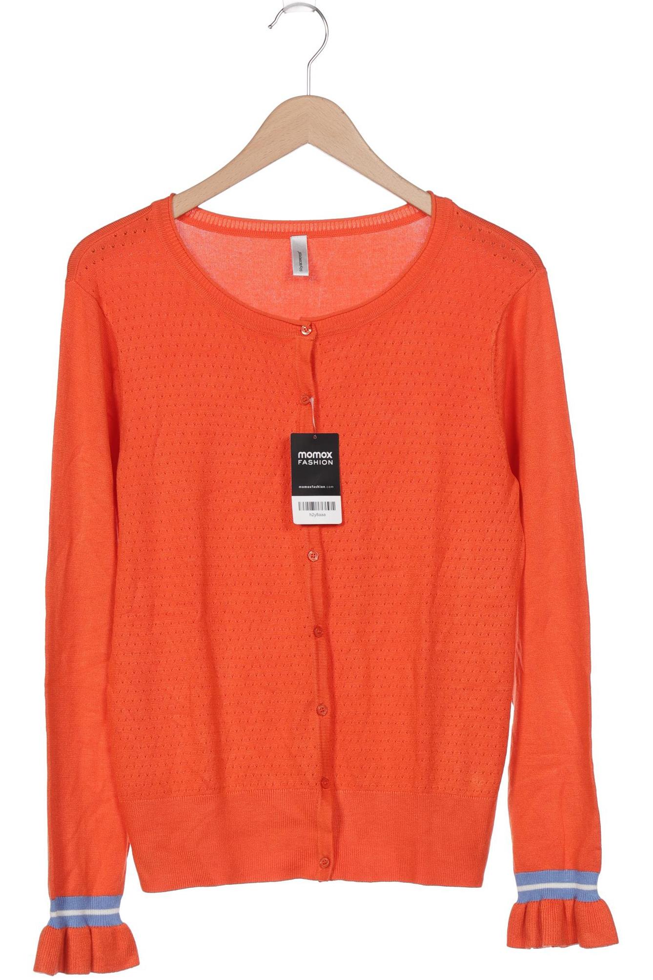 

soyaconcept Damen Strickjacke, orange, Gr. 38