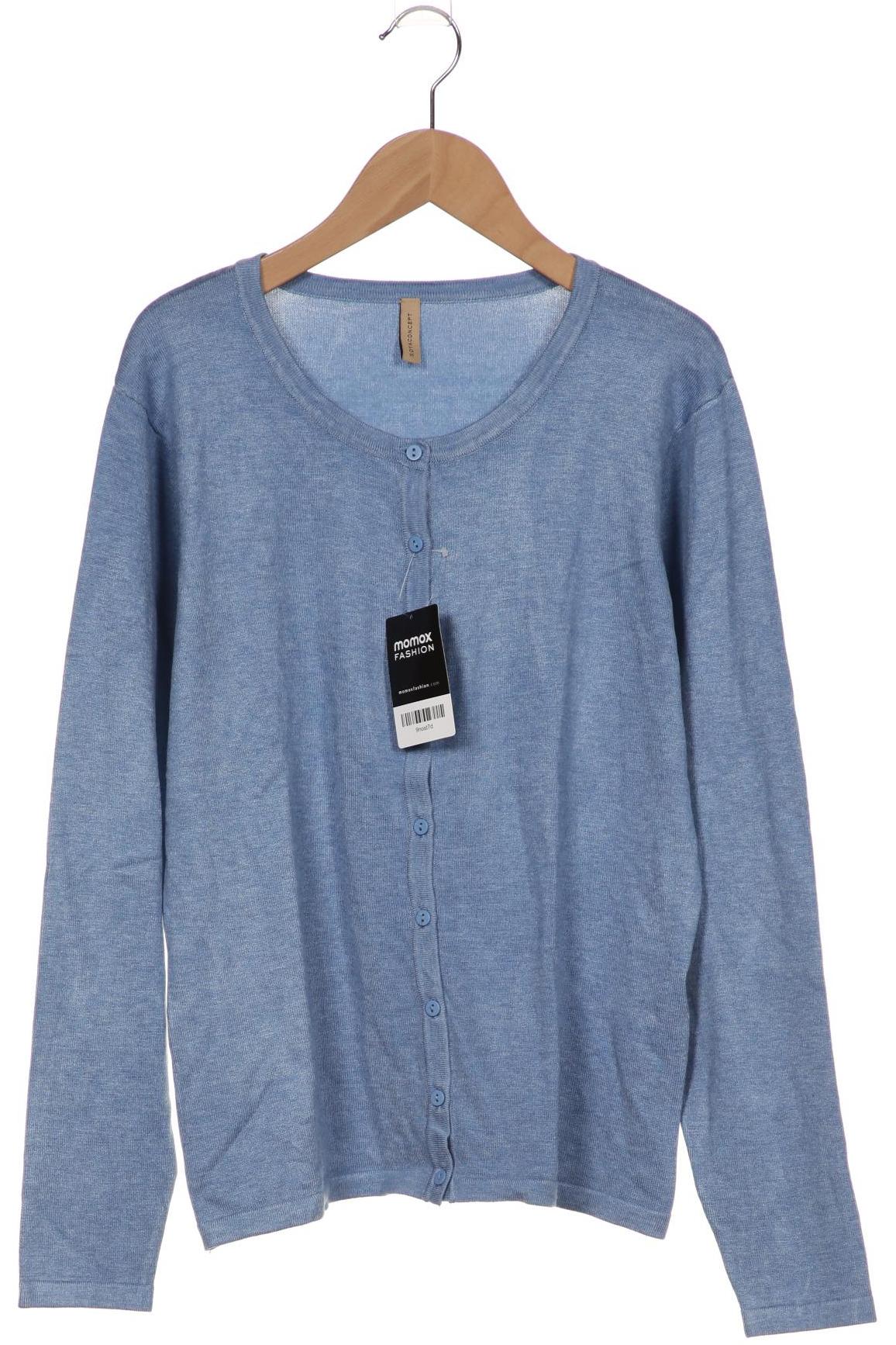

soyaconcept Damen Strickjacke, blau, Gr. 42