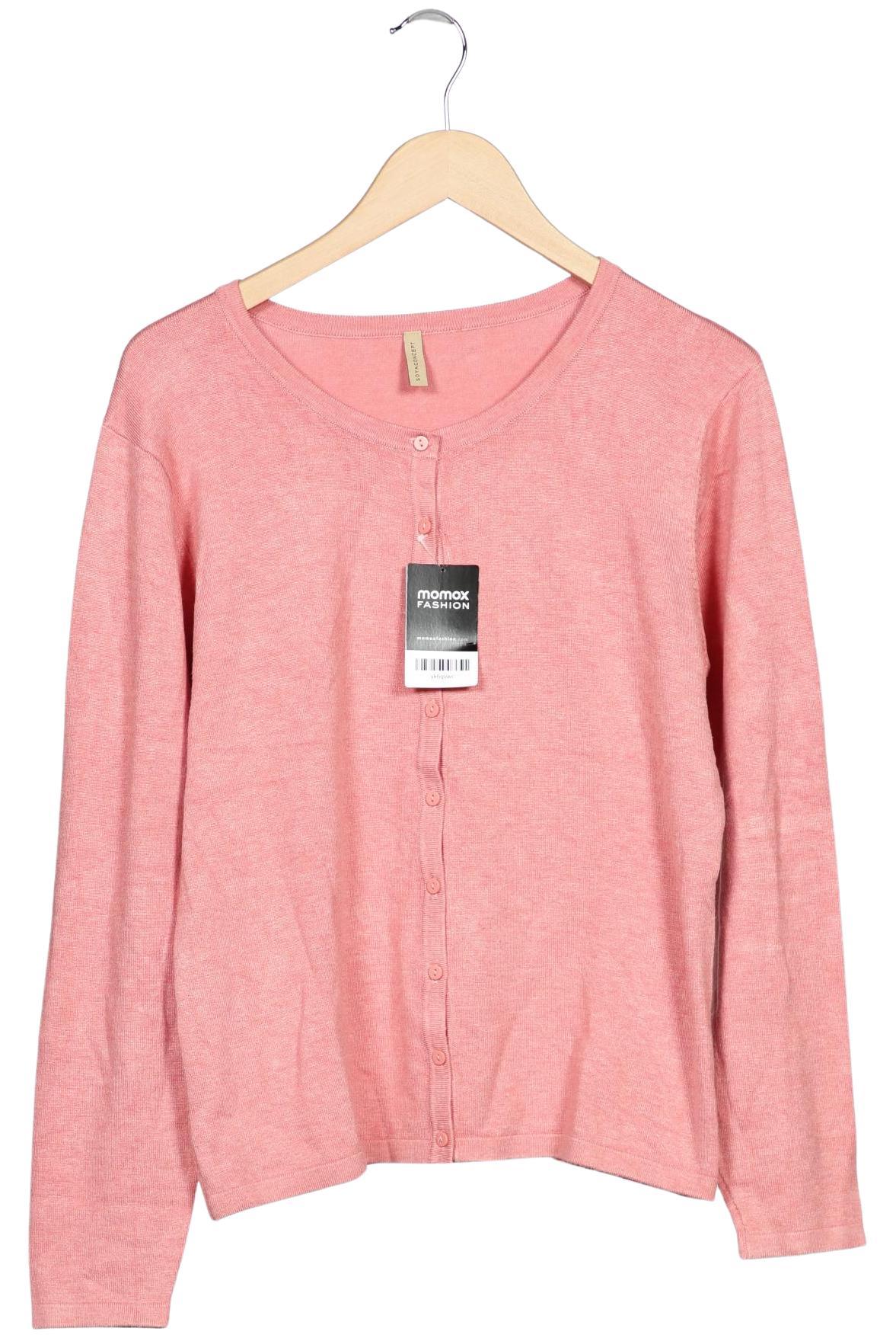 

soyaconcept Damen Strickjacke, pink, Gr. 44