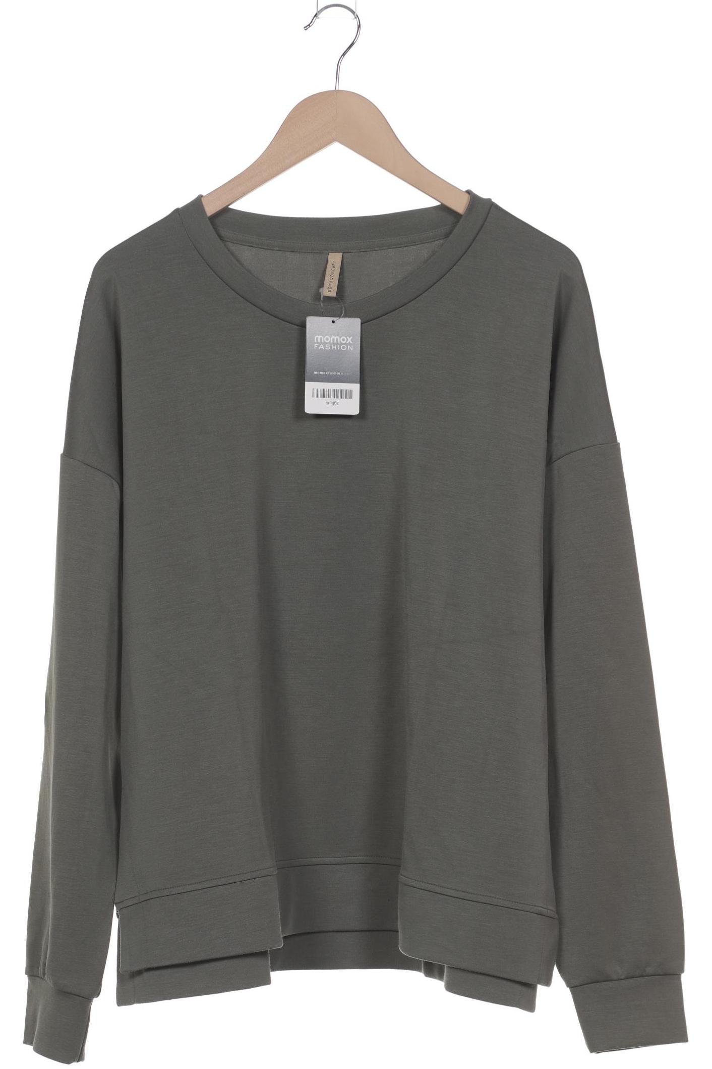 

soyaconcept Damen Sweatshirt, grün, Gr. 46