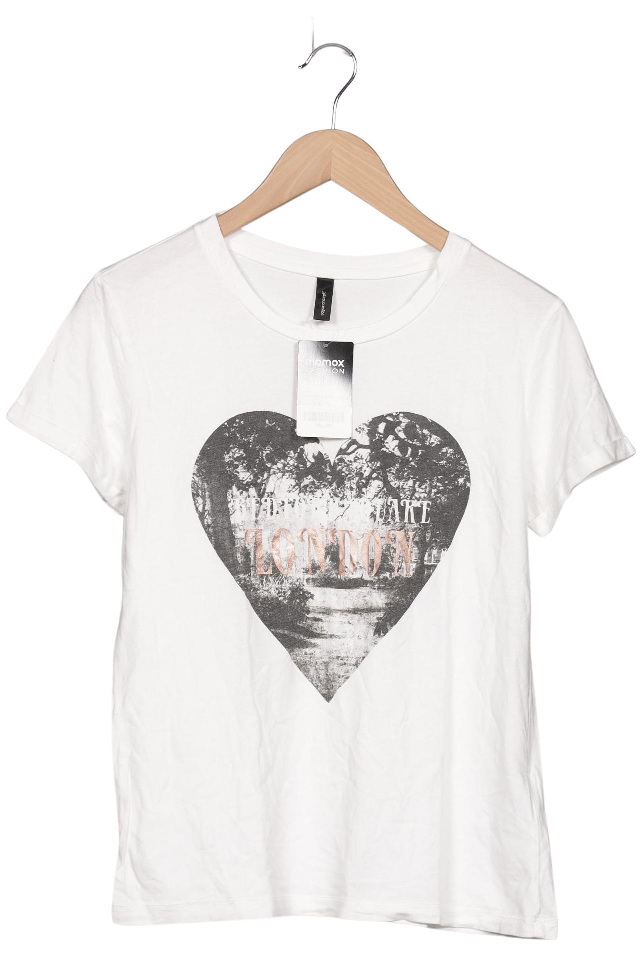 

soyaconcept Damen T-Shirt, weiß, Gr. 36