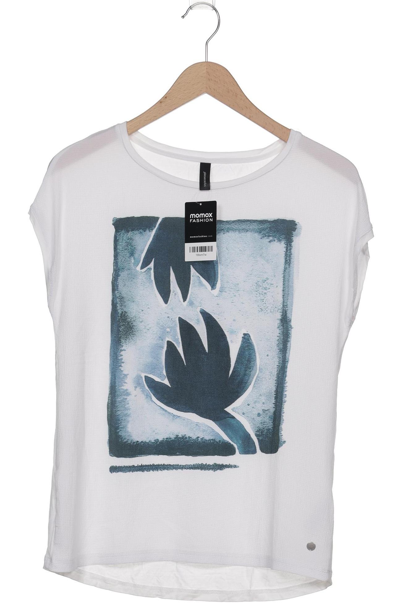 

soyaconcept Damen T-Shirt, weiß, Gr. 38