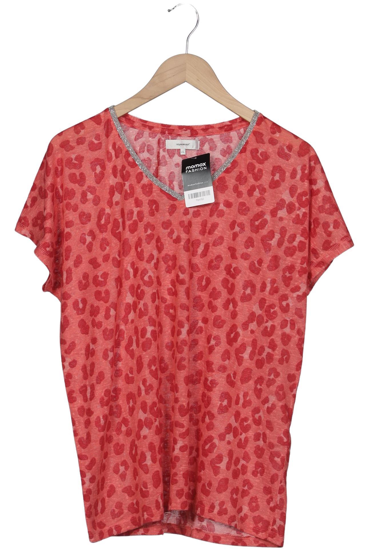 

soyaconcept Damen T-Shirt, rot, Gr. 46