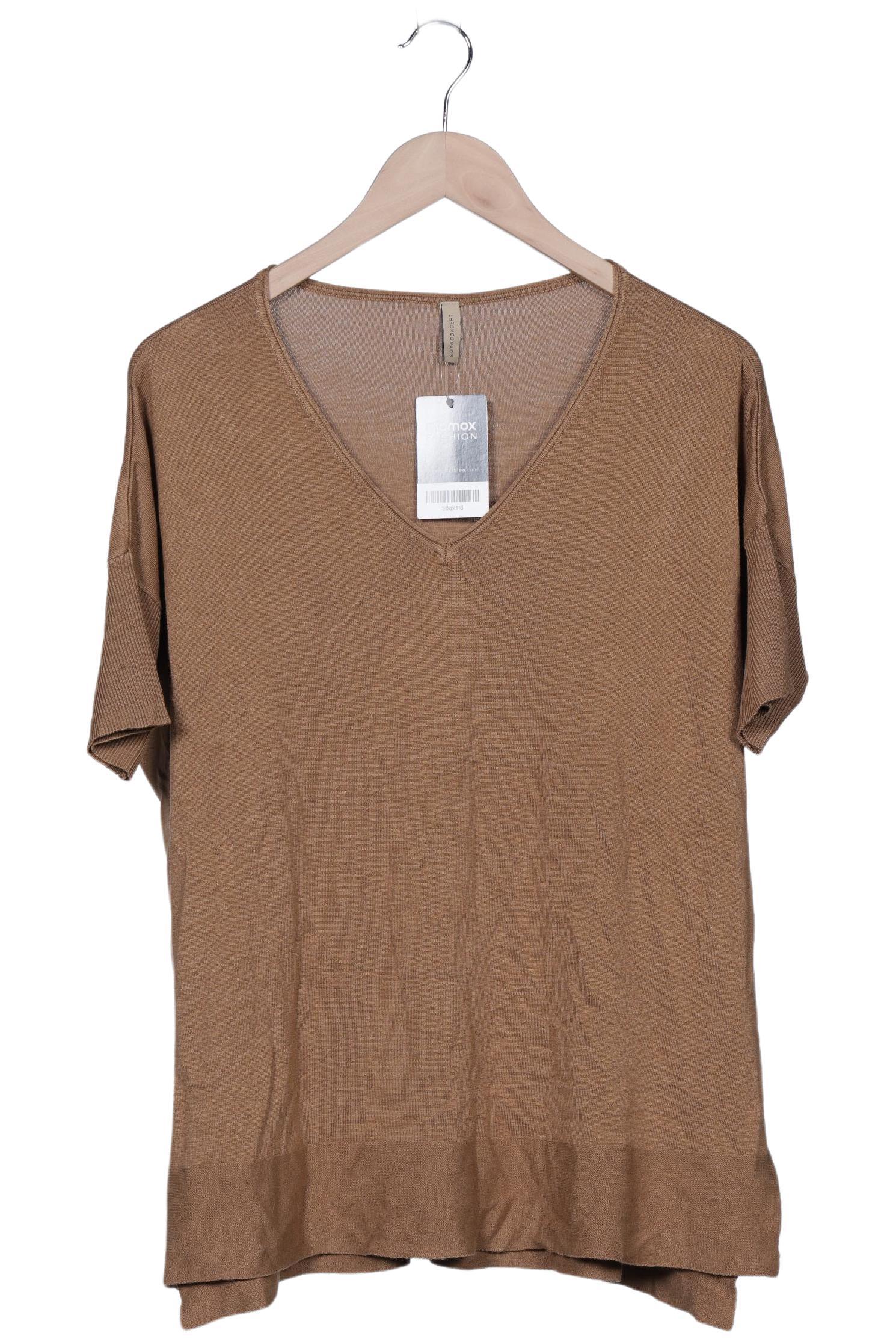 

soyaconcept Damen T-Shirt, braun, Gr. 34