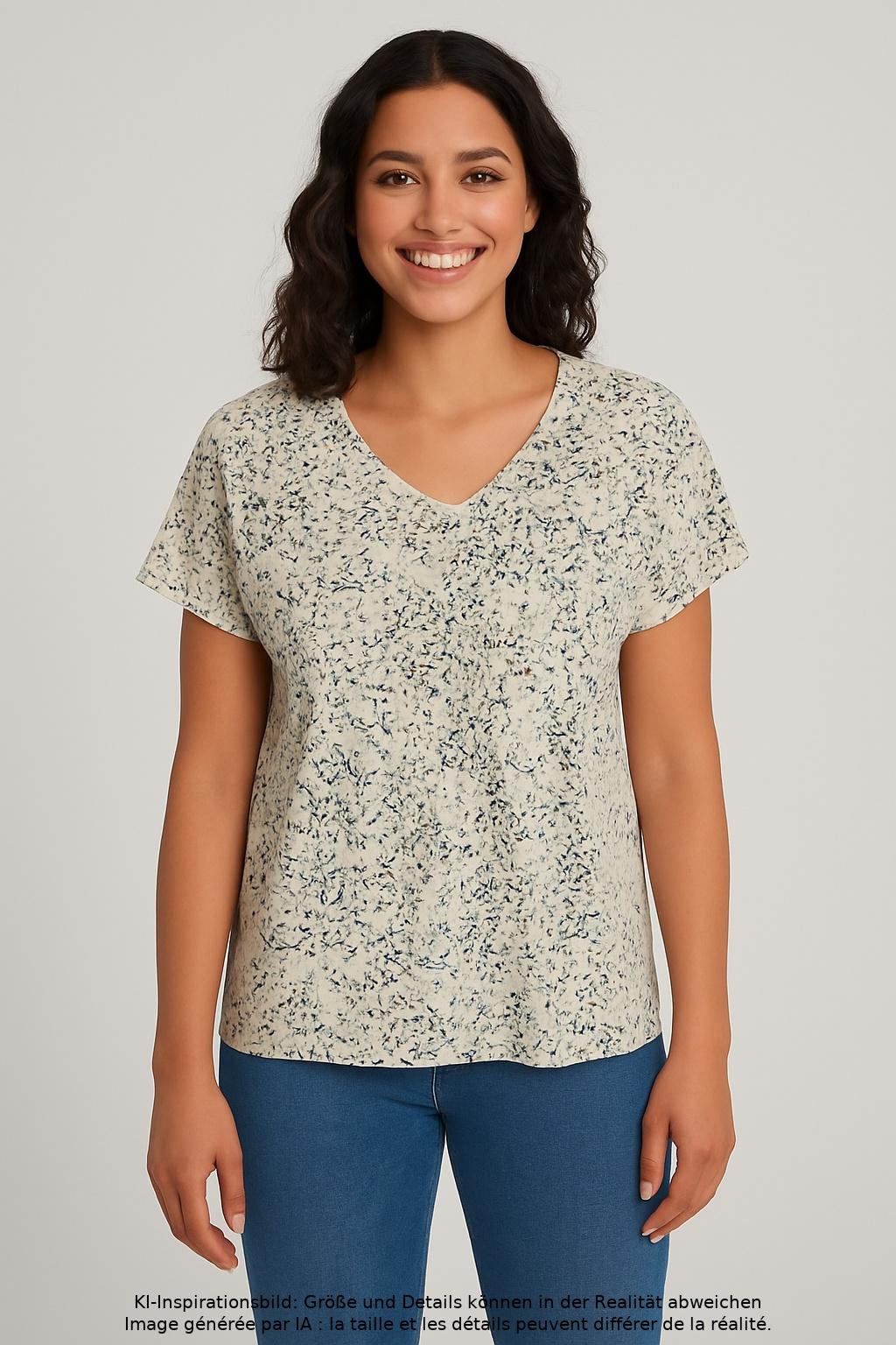 

soyaconcept Damen T-Shirt, mehrfarbig, Gr. 46