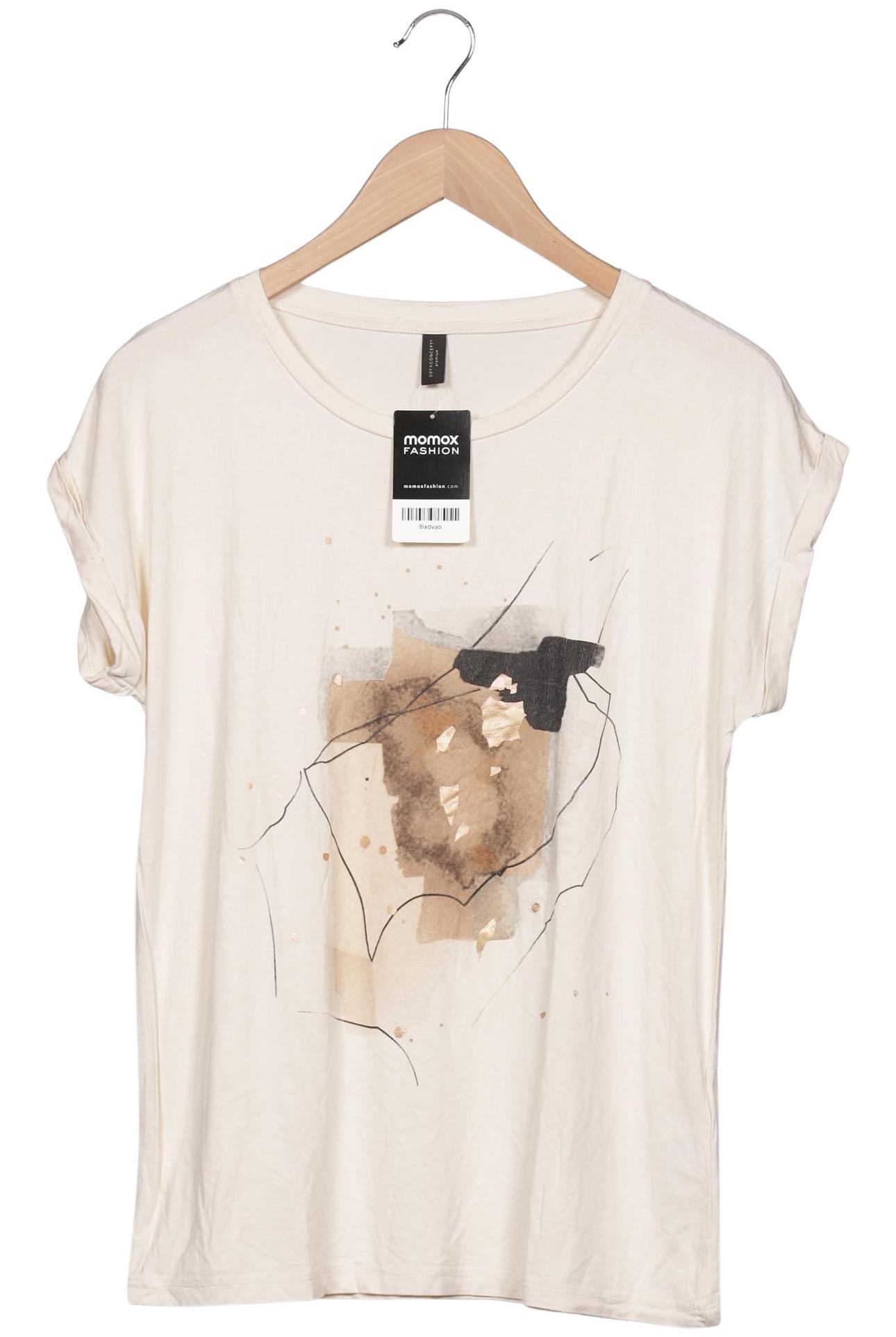 

soyaconcept Damen T-Shirt, beige, Gr. 36