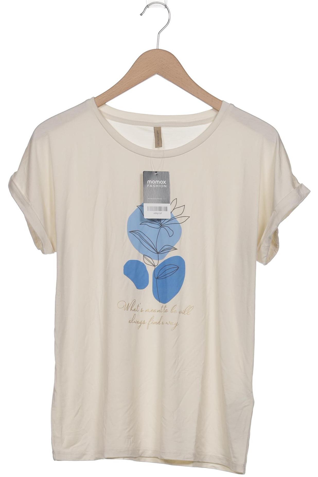 

soyaconcept Damen T-Shirt, cremeweiß, Gr. 38