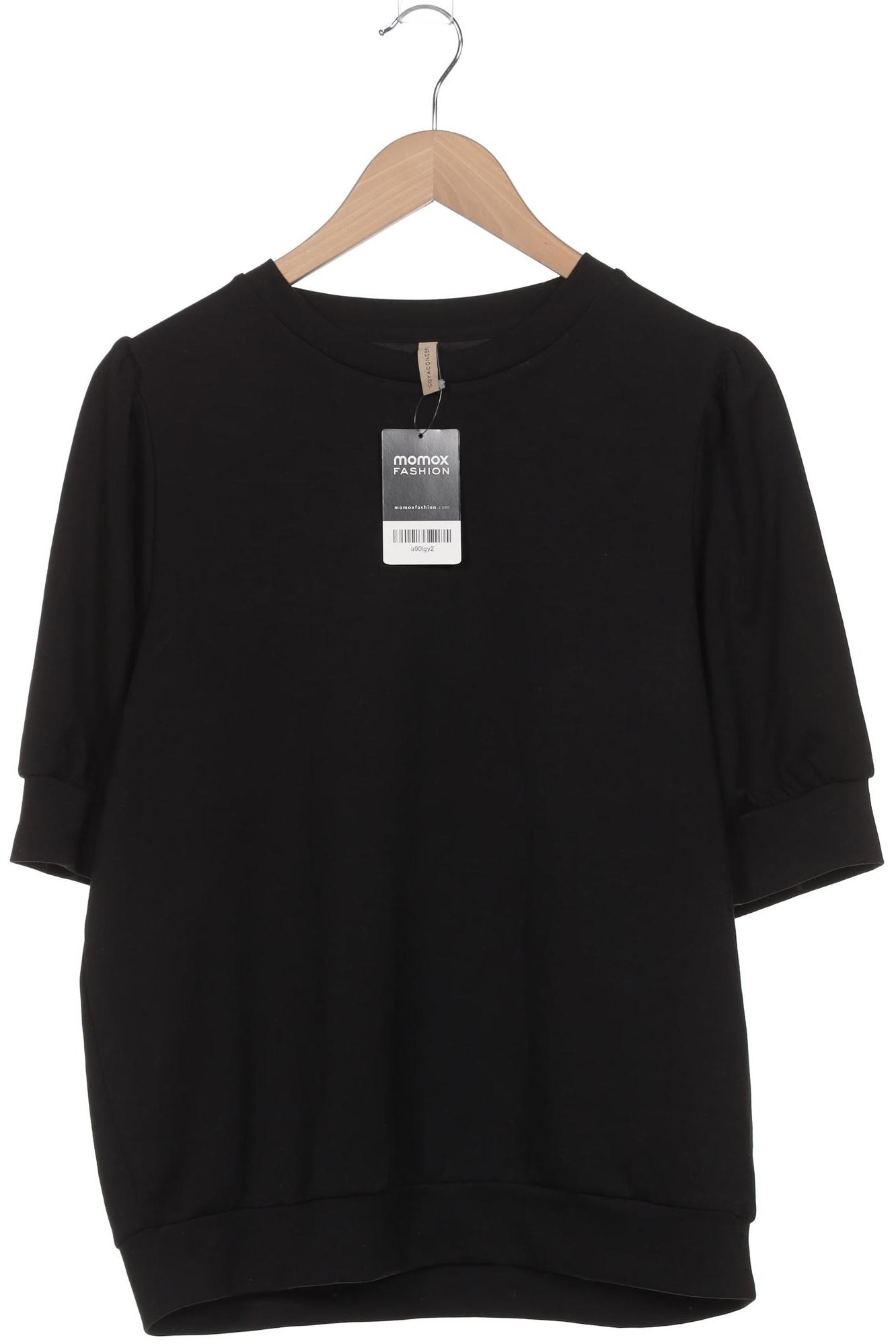 

soyaconcept Damen T-Shirt, schwarz, Gr. 42