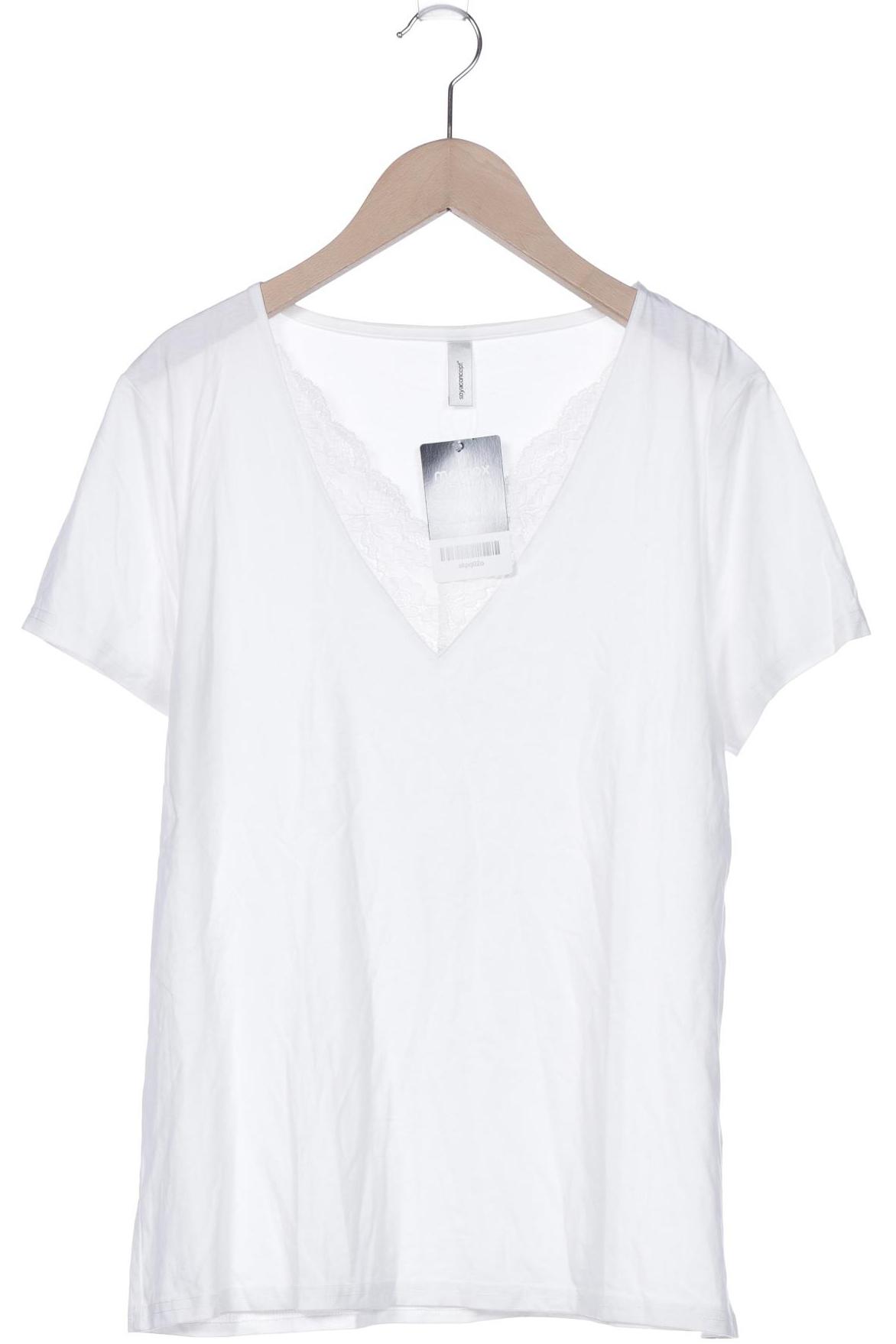 

soyaconcept Damen T-Shirt, weiß, Gr. 42