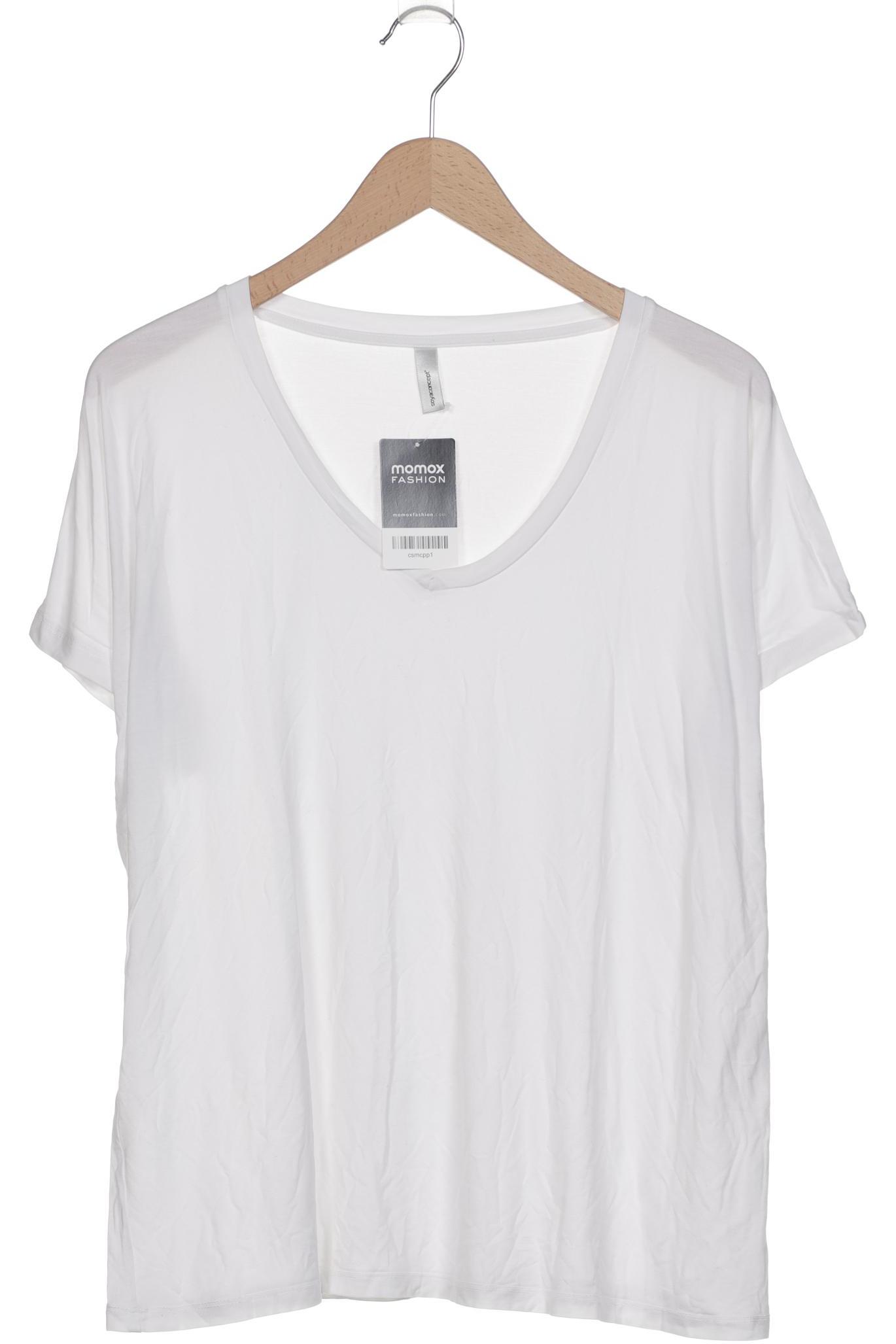 

soyaconcept Damen T-Shirt, weiß, Gr. 44