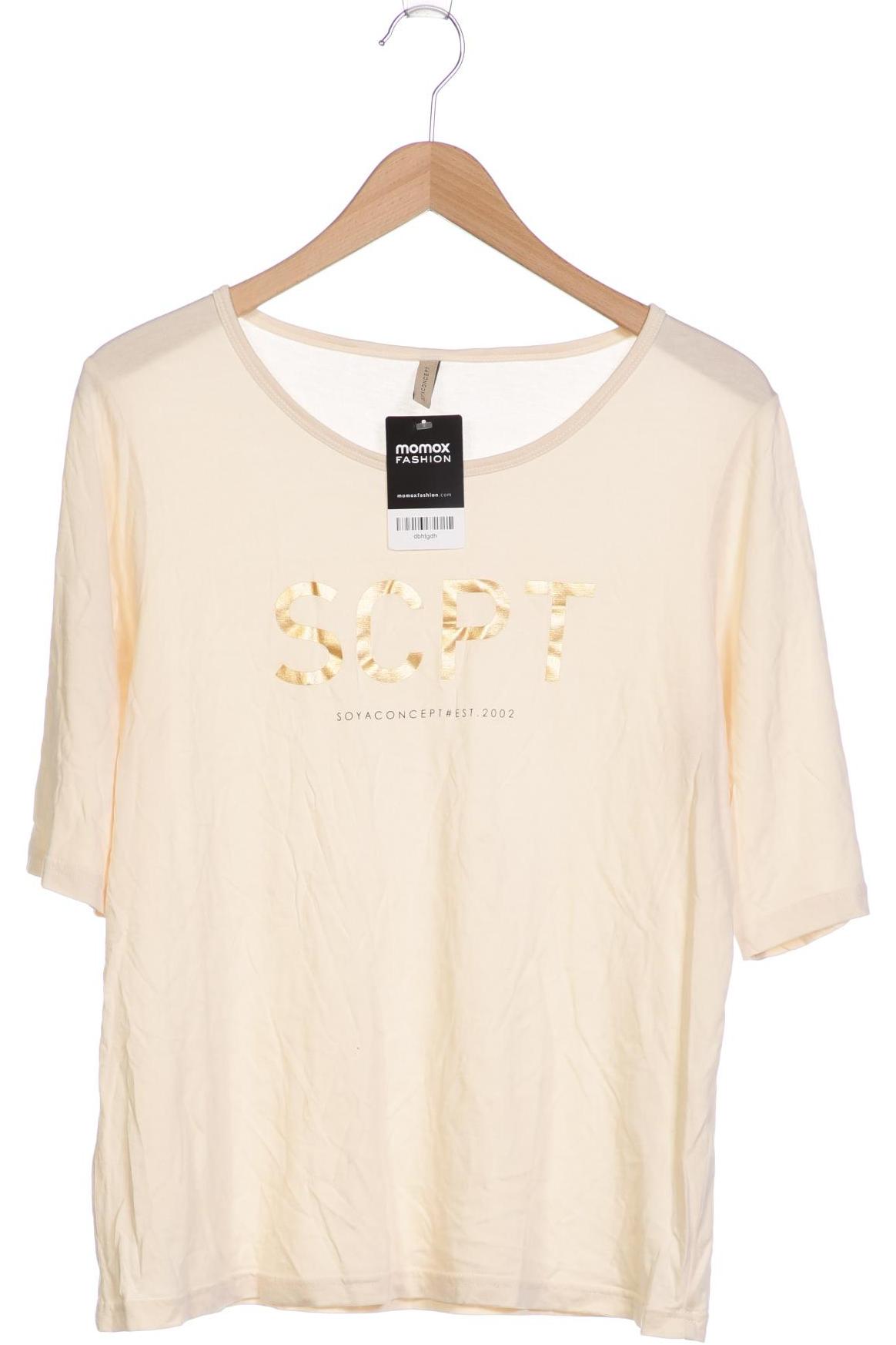 

soyaconcept Damen T-Shirt, beige, Gr. 42