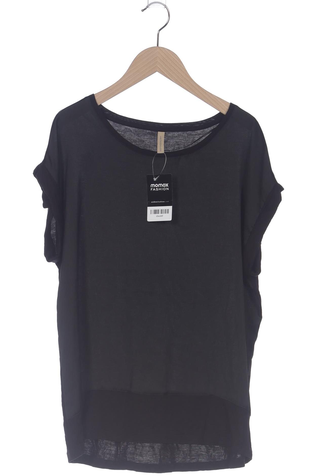 

soyaconcept Damen T-Shirt, schwarz, Gr. 42