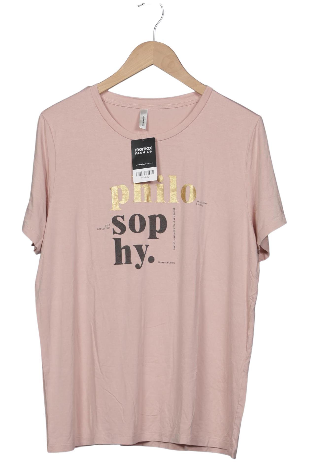 

soyaconcept Damen T-Shirt, pink, Gr. 46